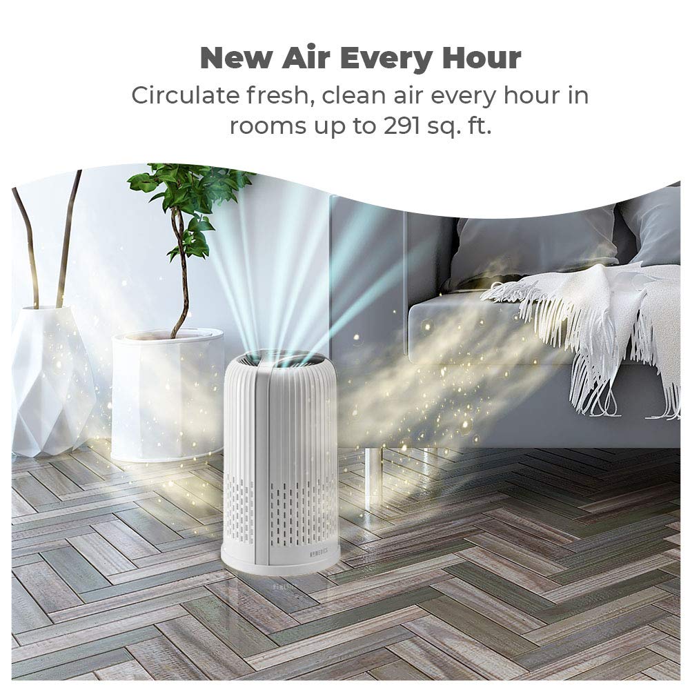 homedics-totalclean-4-in-1-tower-luftreiniger-mit-360-grad-hepa-filter-ionisator image 3