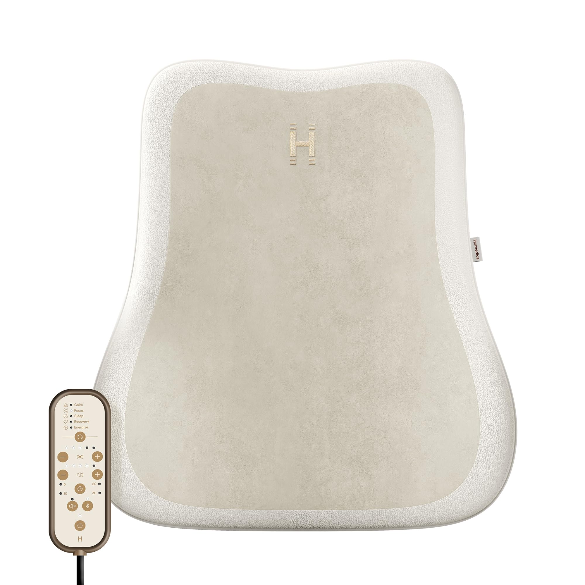 homedics-bridge-vibroakustisches-massagekissen-f-r-r-cken-mit-bluetooth image 1