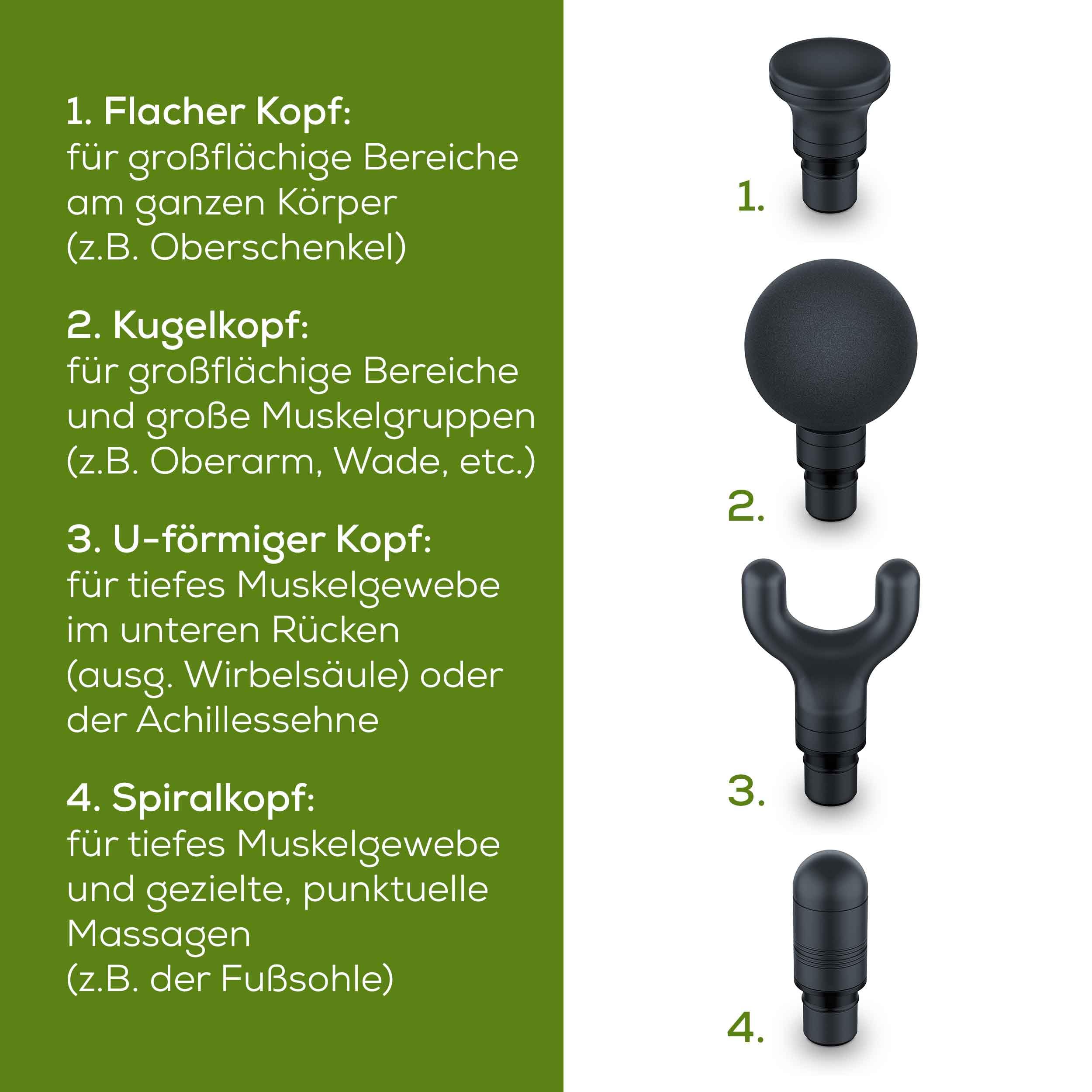 beurer-mg-99-massagepistole-kompakte-massage-gun-mit-4-aufs-tzen-5-intensit-tsst image 5