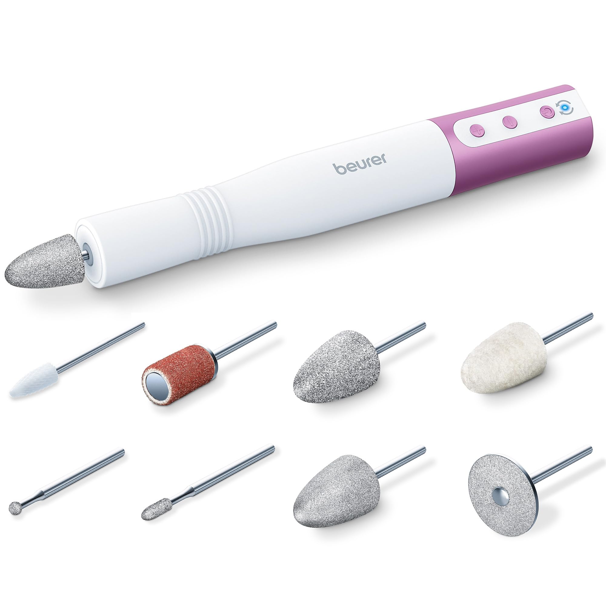 beurer-mp-52-manik-re-und-pedik-reger-t-elektrischer-nagelfr-ser-mit-8-aufs-tzen image 1