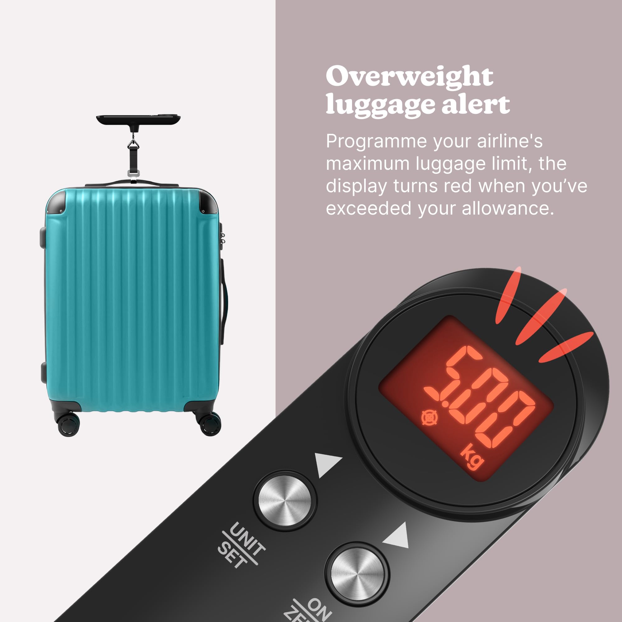 homedics-travel-lite-gep-ckwaage-digitale-kofferwaage-bis-50-kg-mit-bergewichtsa image 3