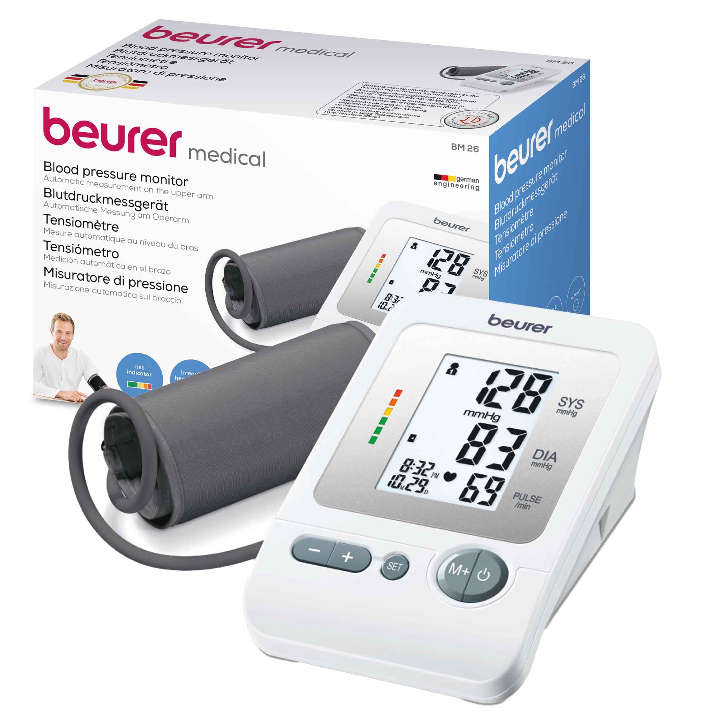 beurer-bm-26-blutdruckmessger-t-f-r-den-oberarm-mit-gro-em-display image 1