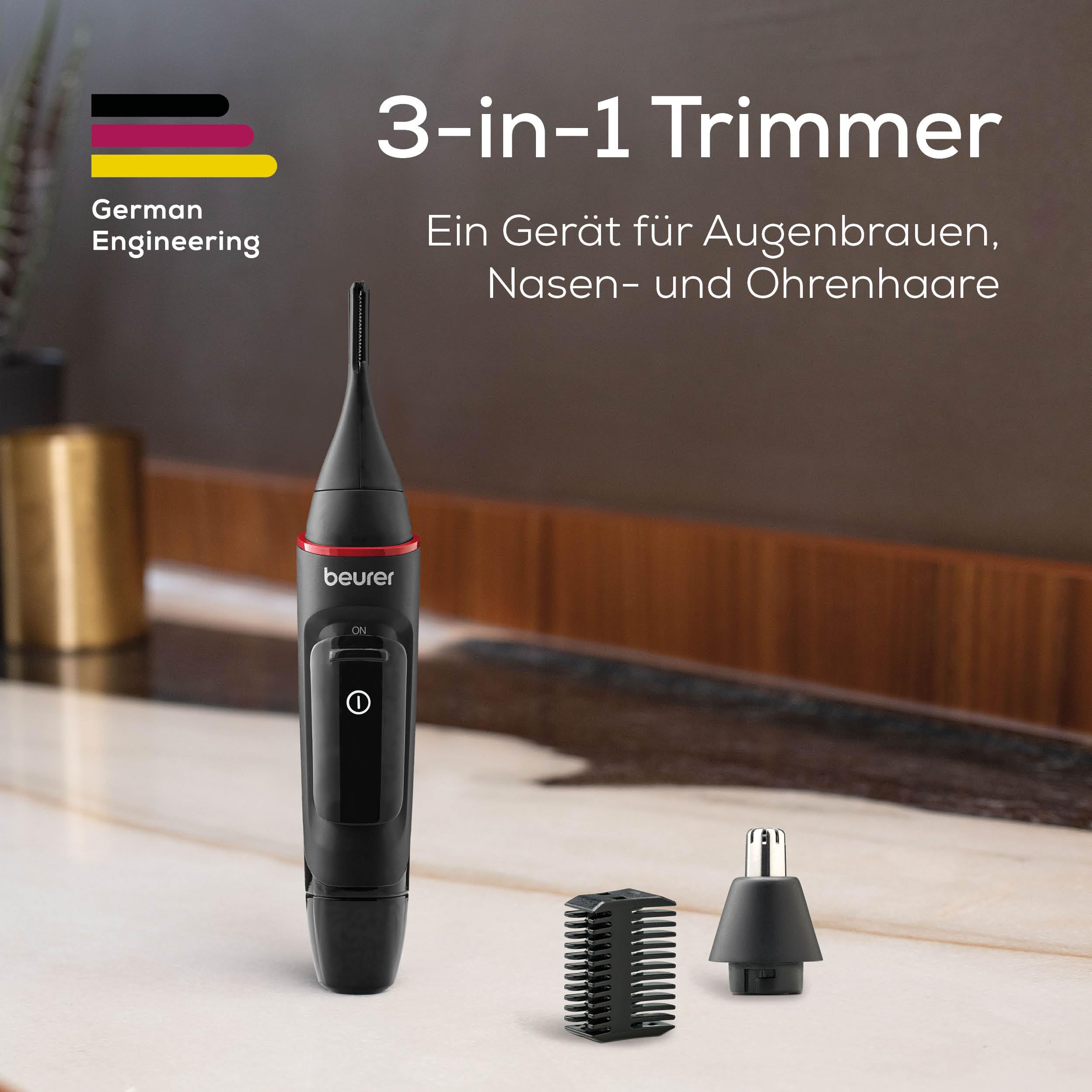 beurer-mn3x-pr-zisionstrimmer-3-in-1-nasen-ohren-und-augenbrauentrimmer-spritzwa image 2