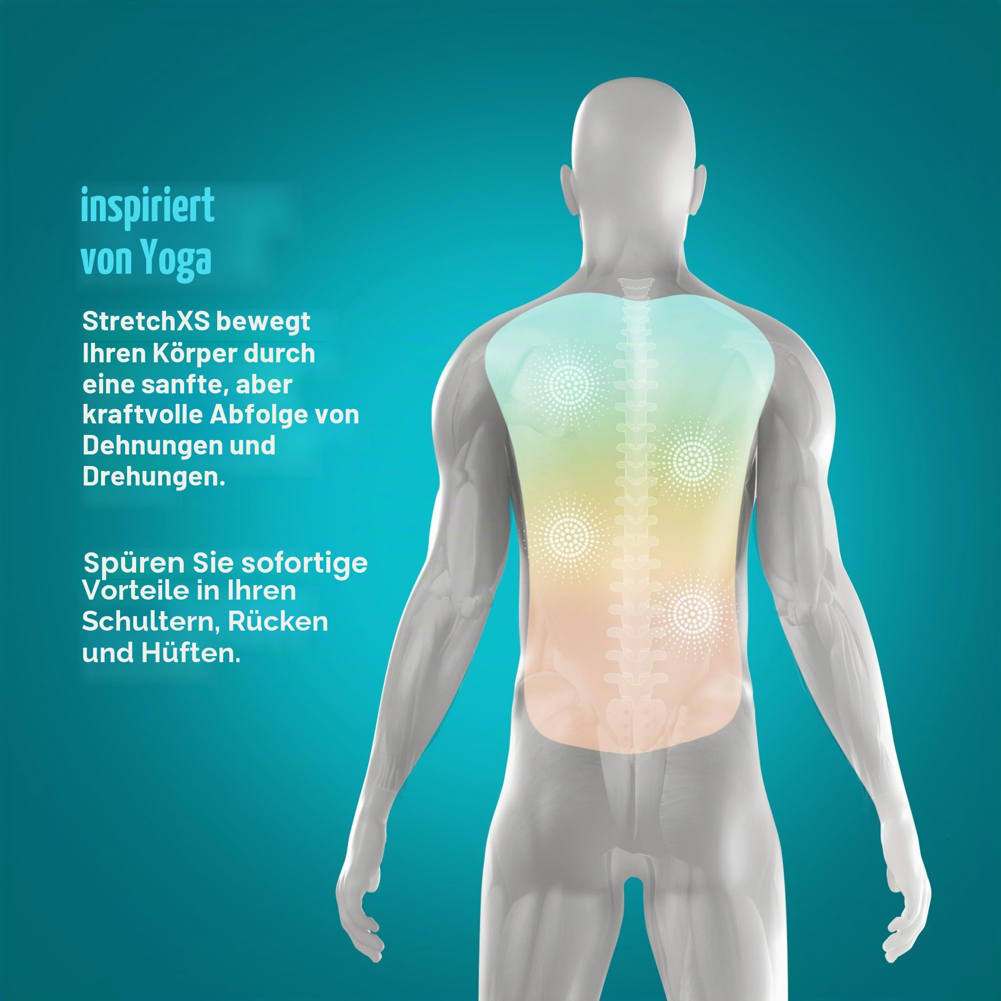 homedics-stretch-stretchingmatte-xs-mit-fernbedienung-und-4-vorprogrammierten-yo image 2