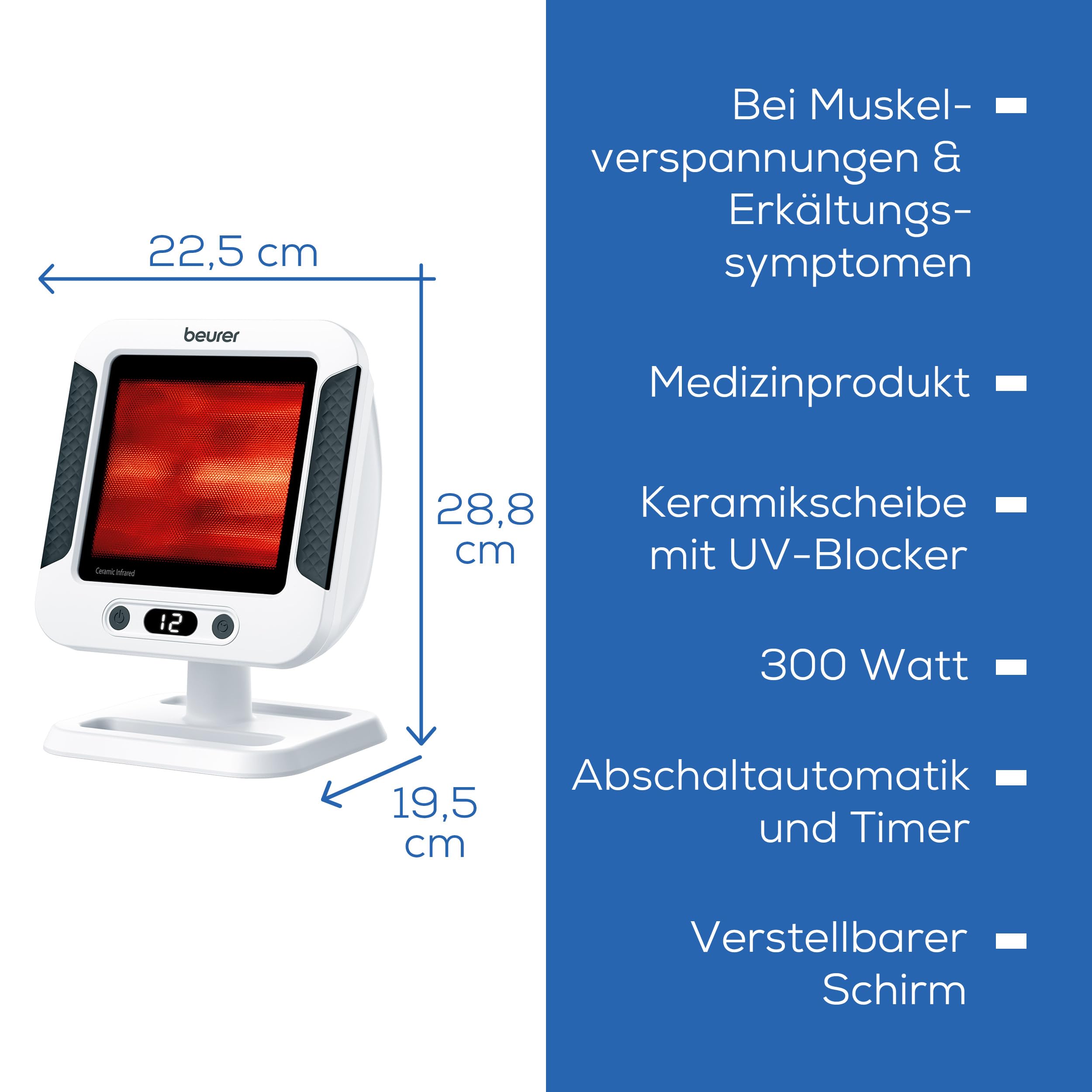 beurer-il-60-infrarot-w-rmestrahler-300-watt-timer-uv-schutz-f-r-muskelverspannu image 8