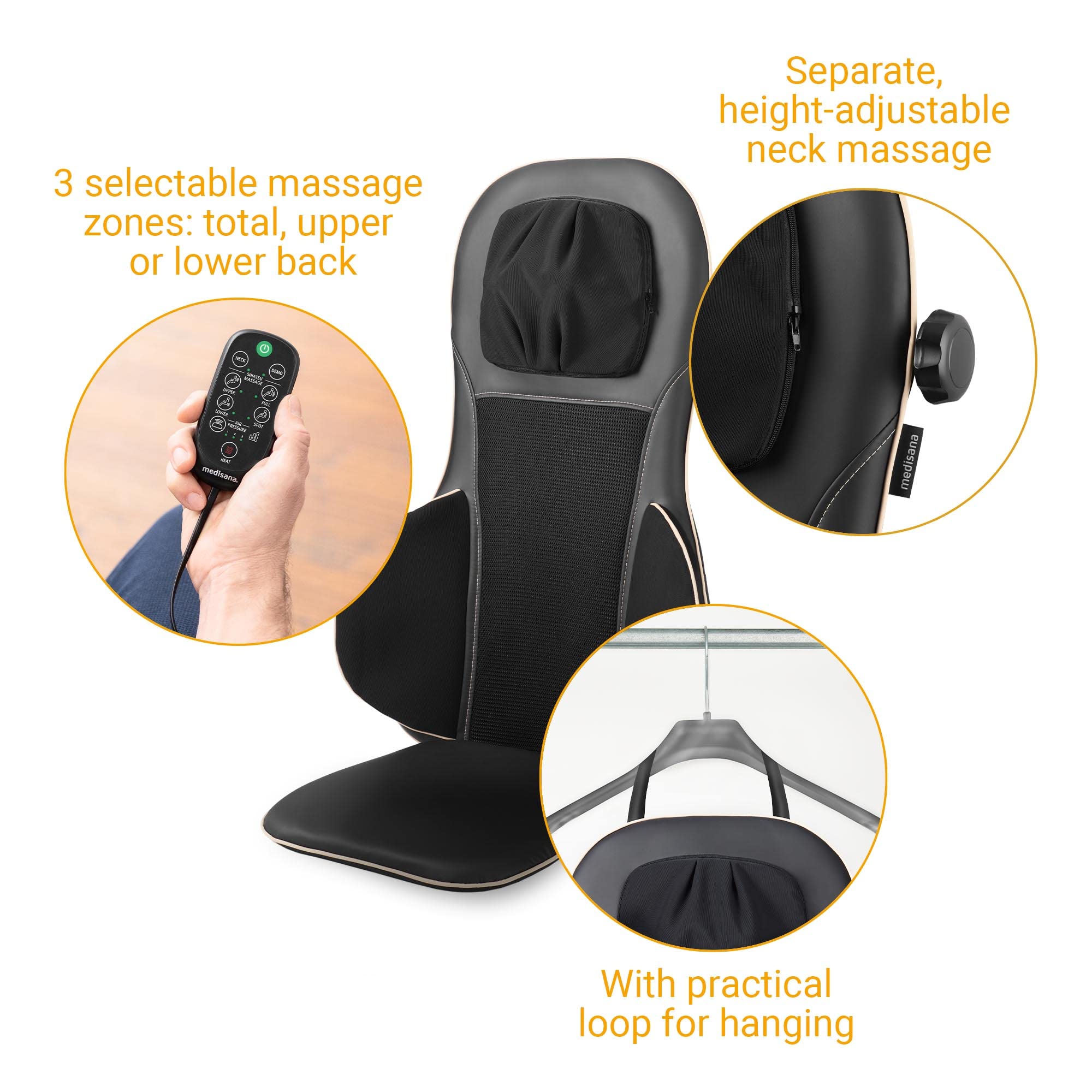 medisana-mc-825-shiatsu-massagesitzauflage-mit-w-rmefunktion-3-intensit-ten-nack image 6