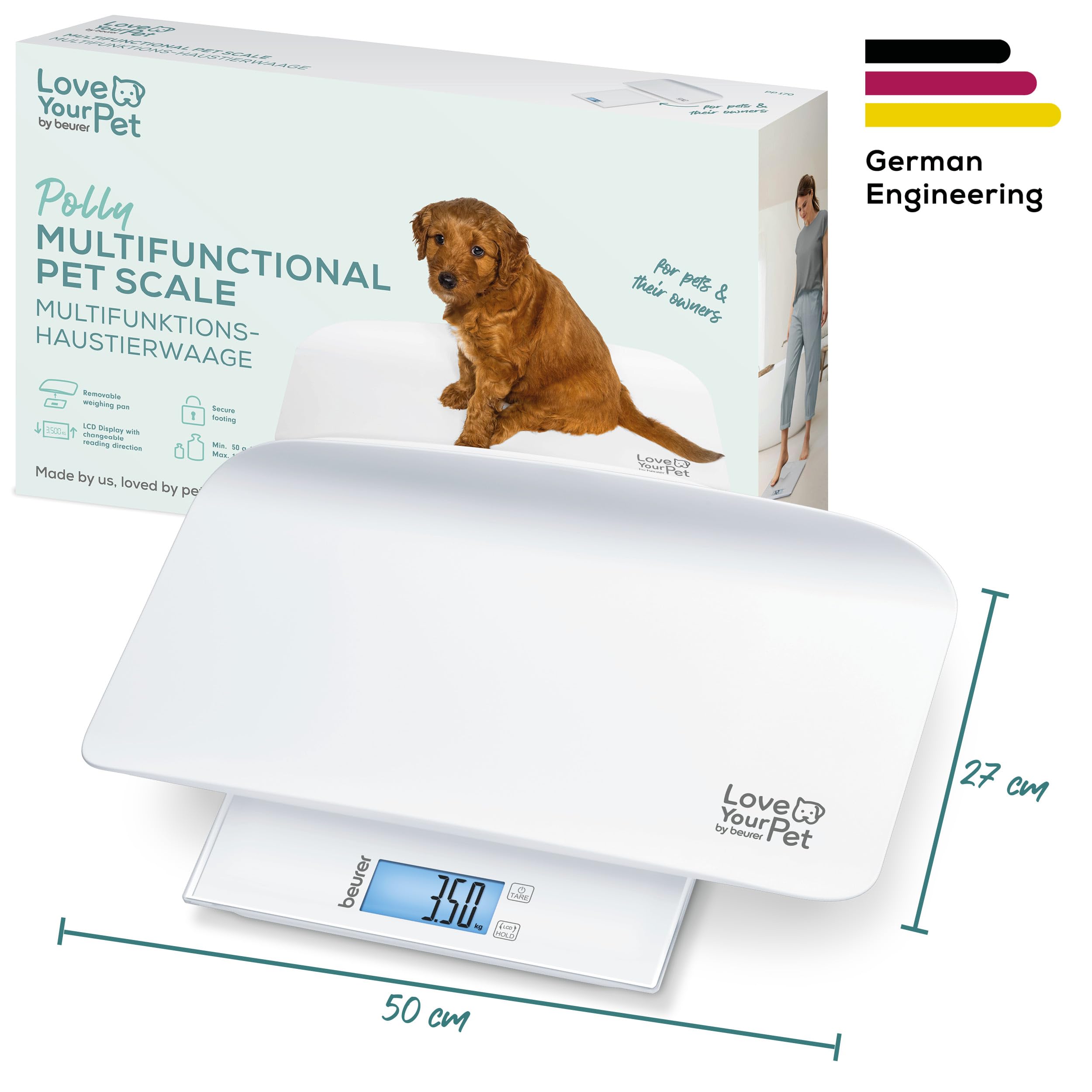 beurer-love-your-pet-tierwaage-polly-personen-haustierwaage-100g-180kg image 7
