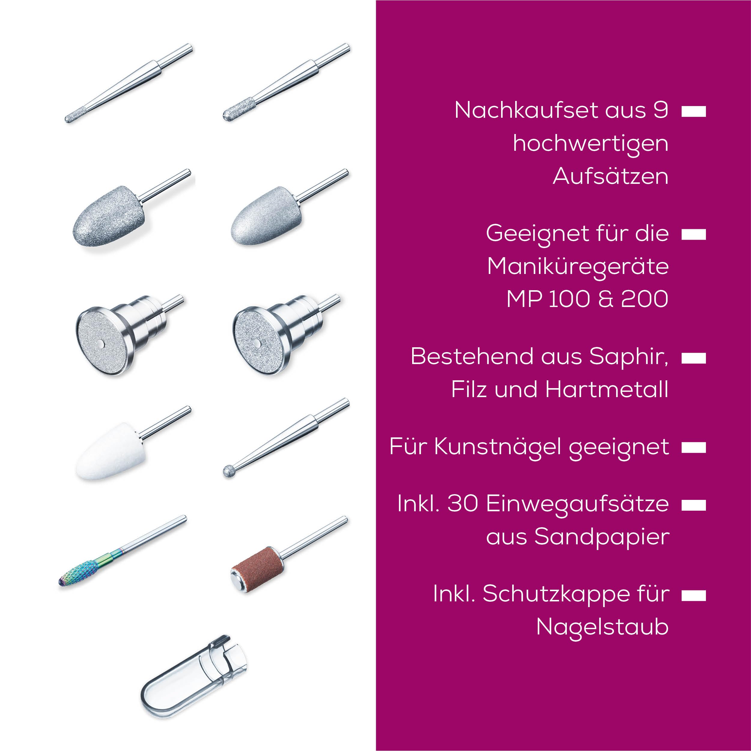 beurer-nachkaufset-mp-100-mp-200-10-aufs-tze-30-einweg-schleifpapiere-f-r-manik- image 4