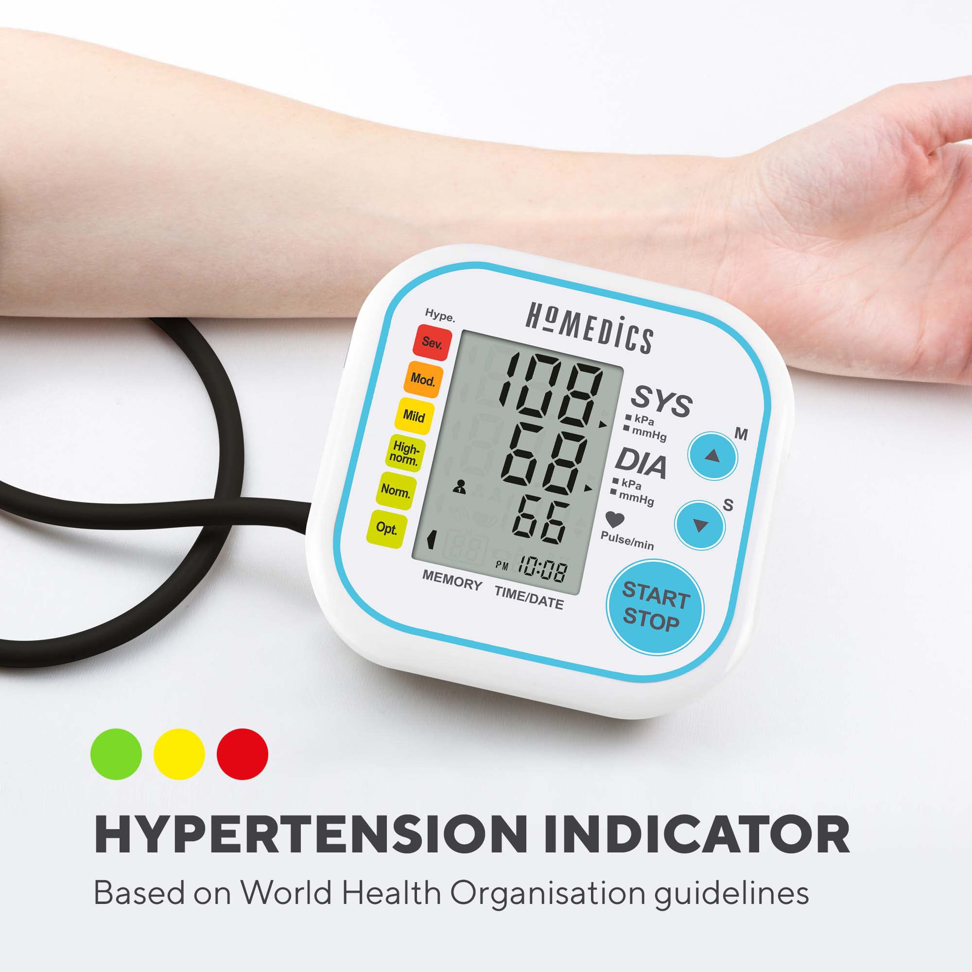 homedics-oberarm-blutdruckmessger-t-digital-mit-arrhythmie-anzeige-who-ampel-und image 5