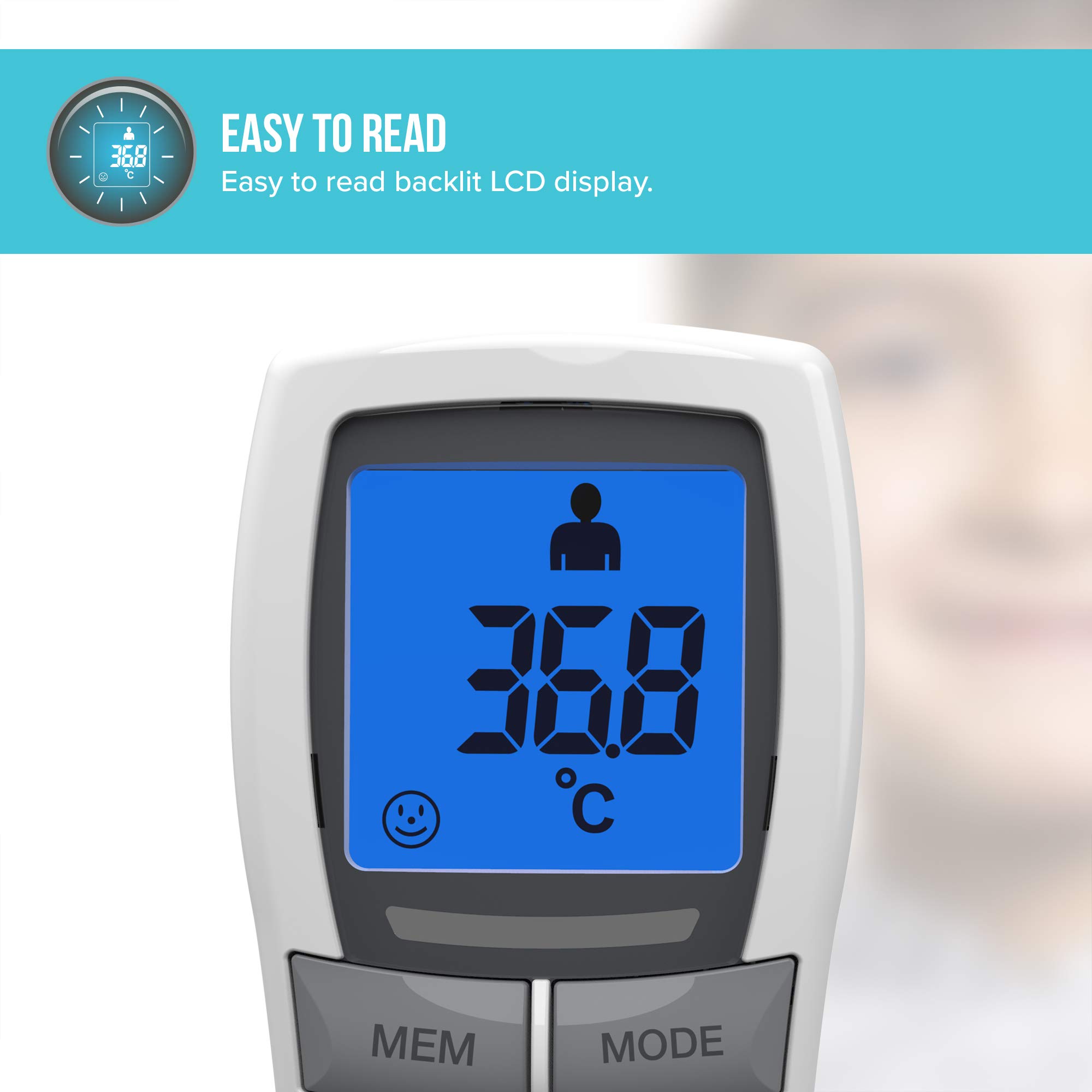 homedics-no-touch-infrarot-thermometer-kontaktlos-1-sekunden-messung-fieberalarm image 4
