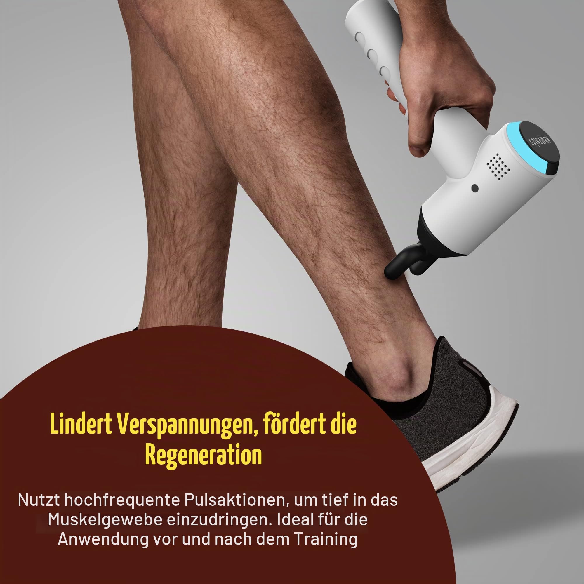 homedics-mini-massage-gun-tragbare-physio-massagepistole-mit-5-aufs-tzen-und-3-g image 3