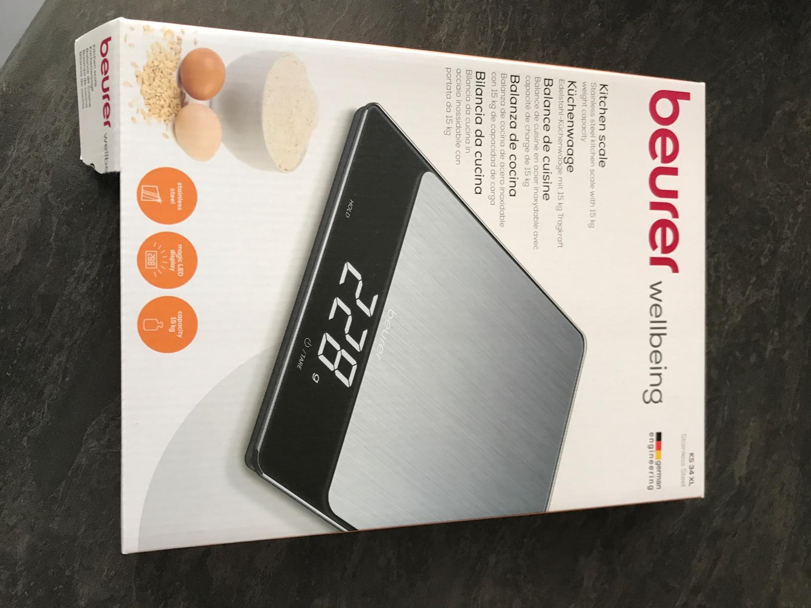 Gute Waage, aber das Display ist nicht beleuchtet