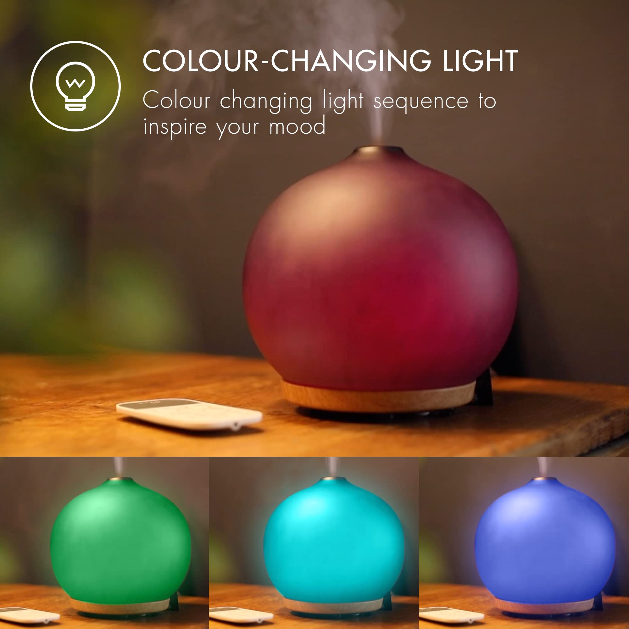 ellia-adore-aroma-diffuser-ultraschall-diffusor-mit-fernbedienung-led-lichter-kl image 4