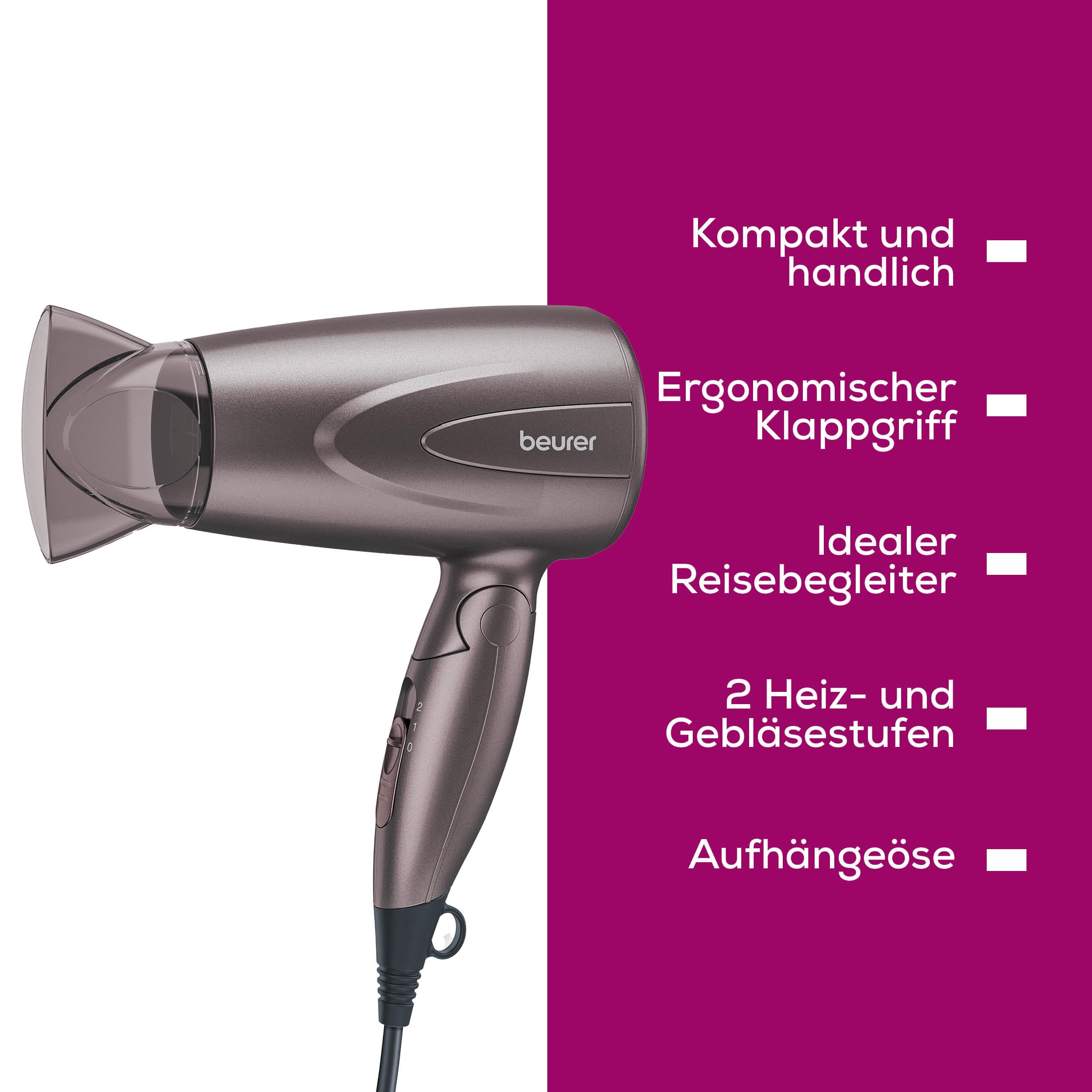 beurer-hc-17-klappbarer-haartrockner-mit-profid-se-1300-watt-2-stufen-f-r-reise- image 6