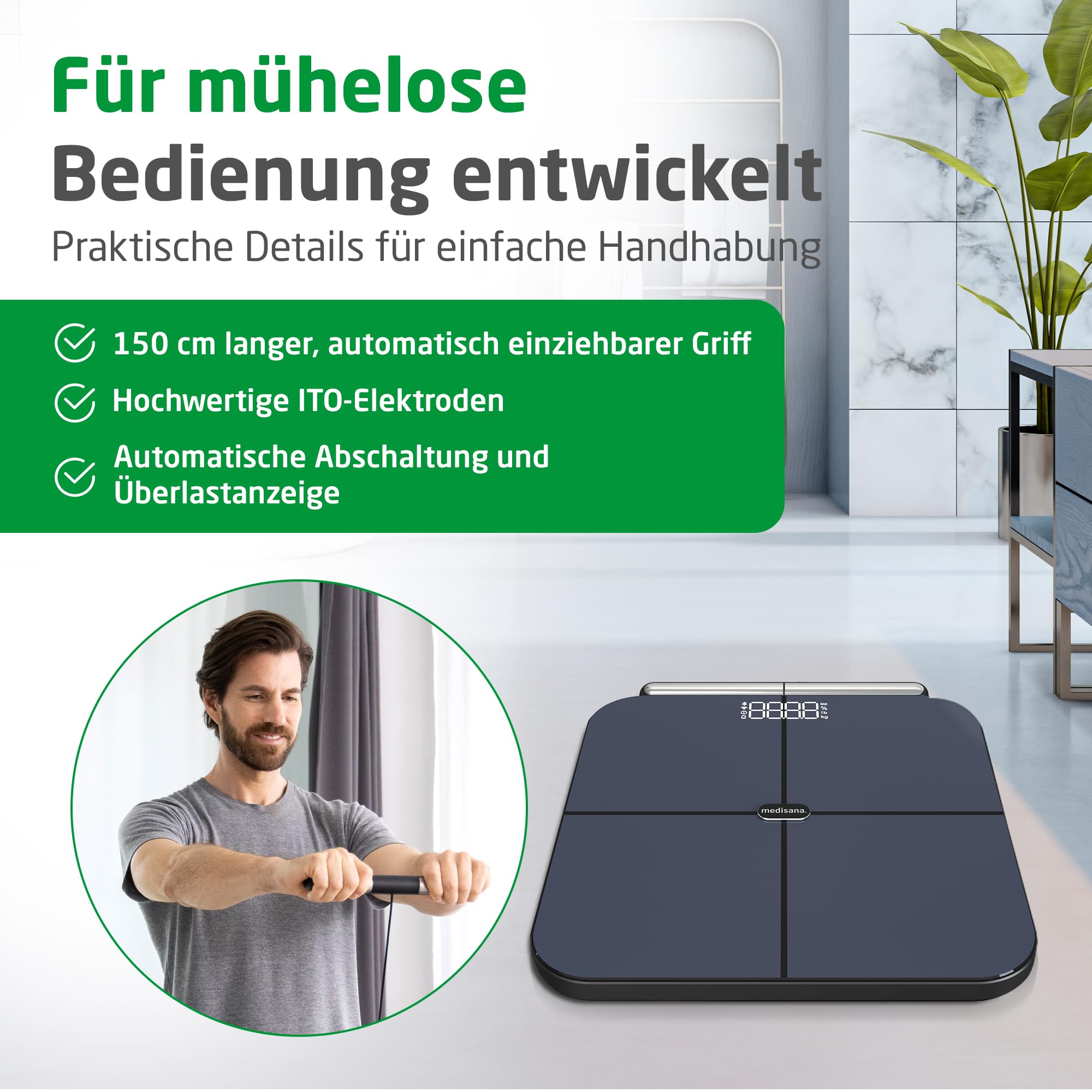 medisana-bs-850-connect-k-rperanalysewaage-mit-8-elektroden-handgriff-app image 5