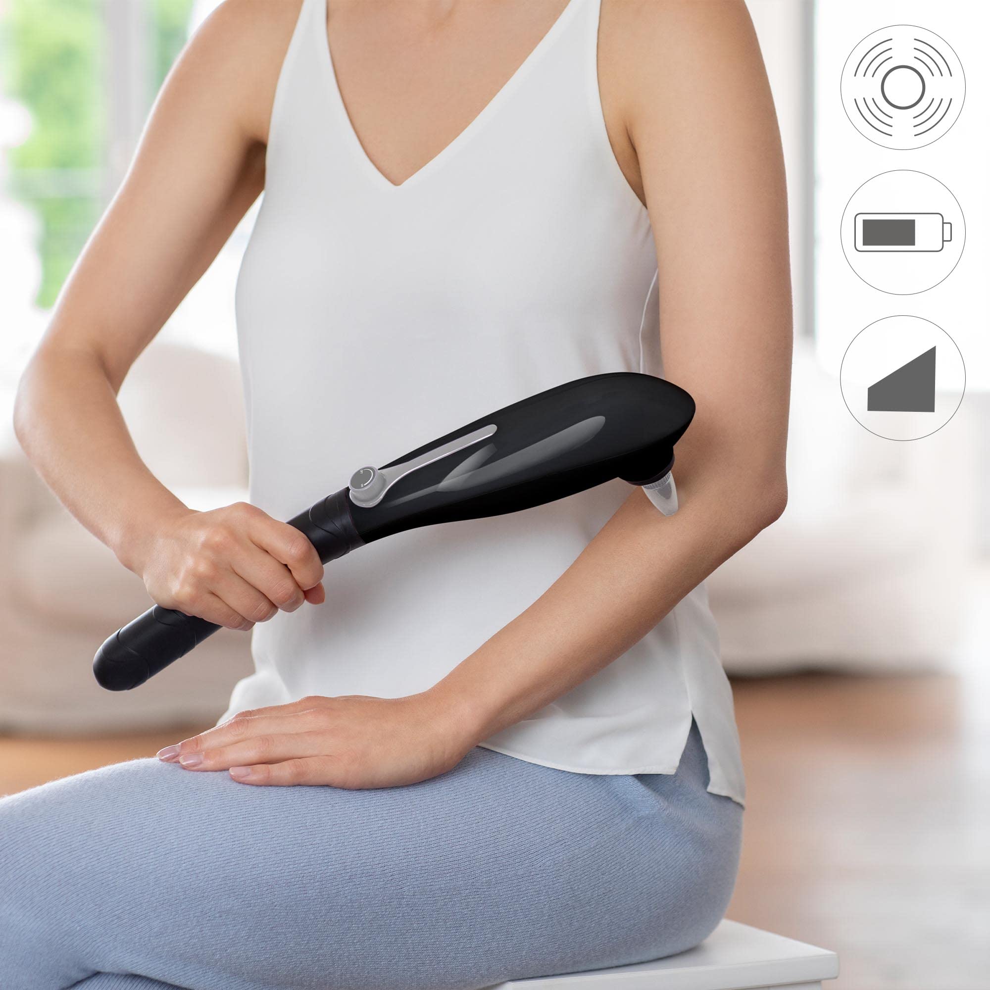 medisana-hm-645-handmassageger-t-kraftvolle-klopfmassage-mit-5-aufs-tzen-stufenl image 4