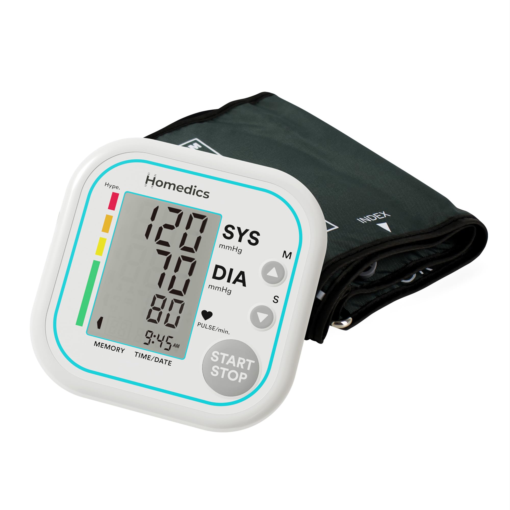 homedics-automatisches-oberarm-blutdruckmessger-t-mit-herzfrequenzmesser-gro-em- image 1