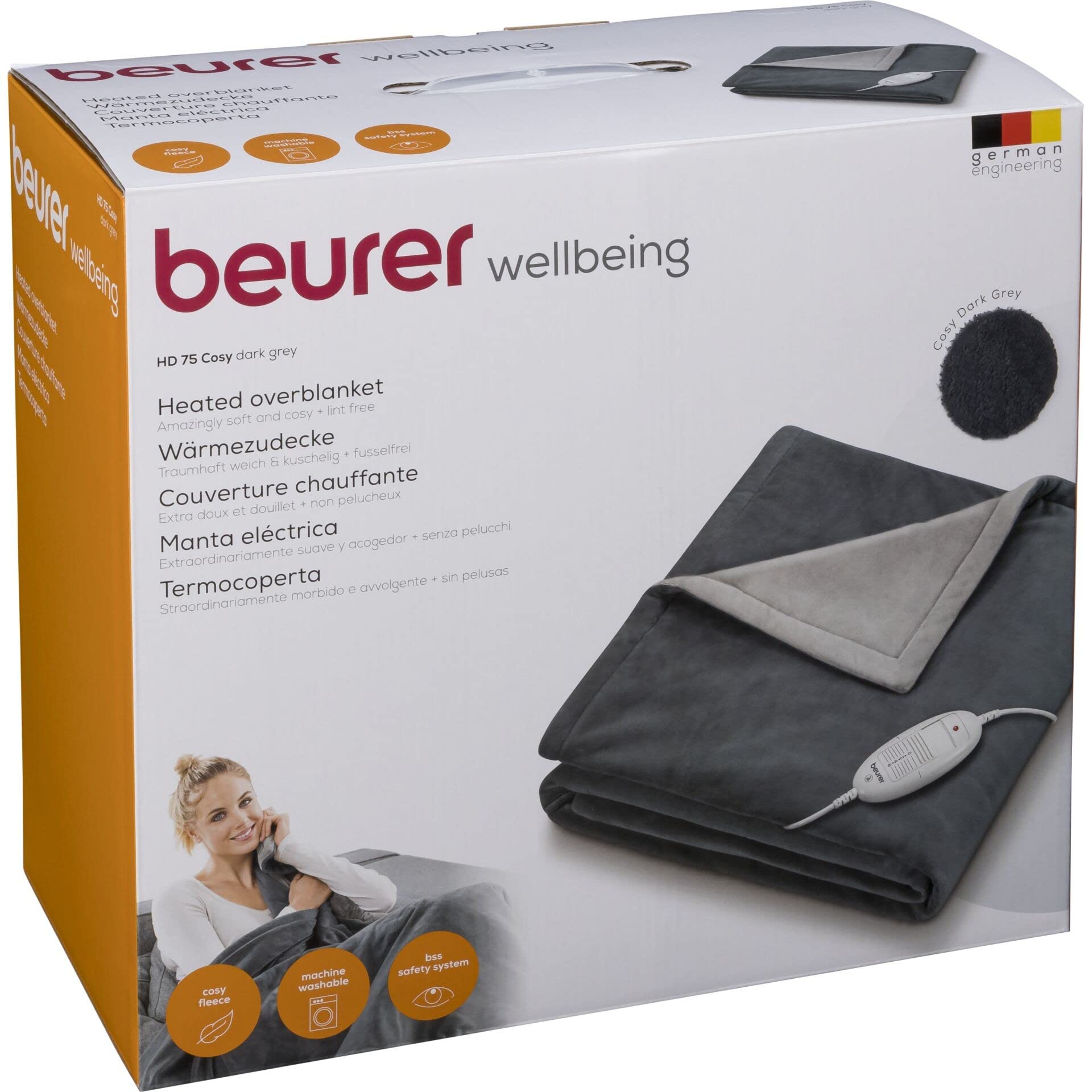 beurer-hd75-heizdecke-mit-6-temperatureinstellungen-180-x-130-cm-grau image 2