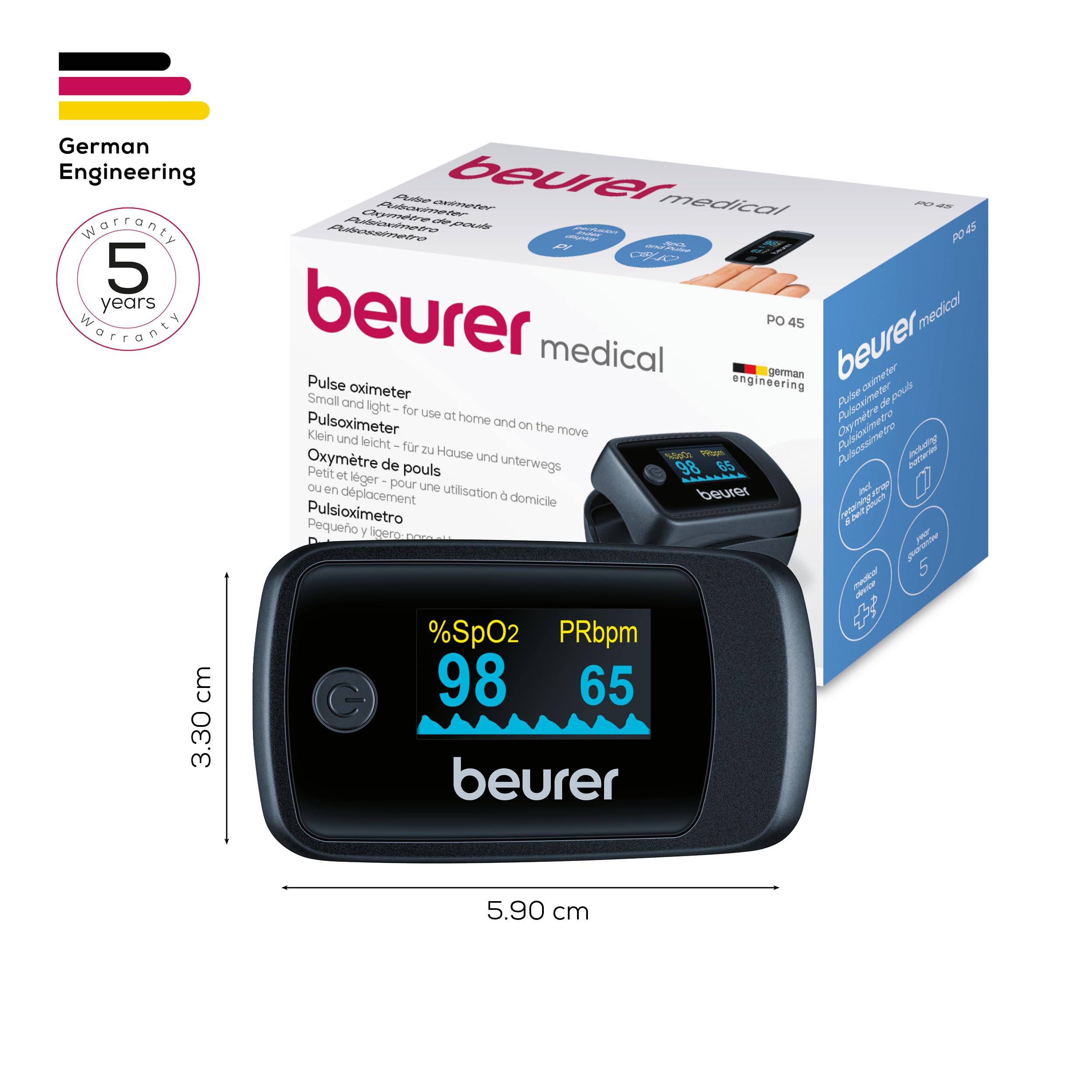 beurer-po-45-pulsoximeter-farbdisplay-spo2-puls-perfusionsindex-mit-7-anzeigefor image 7