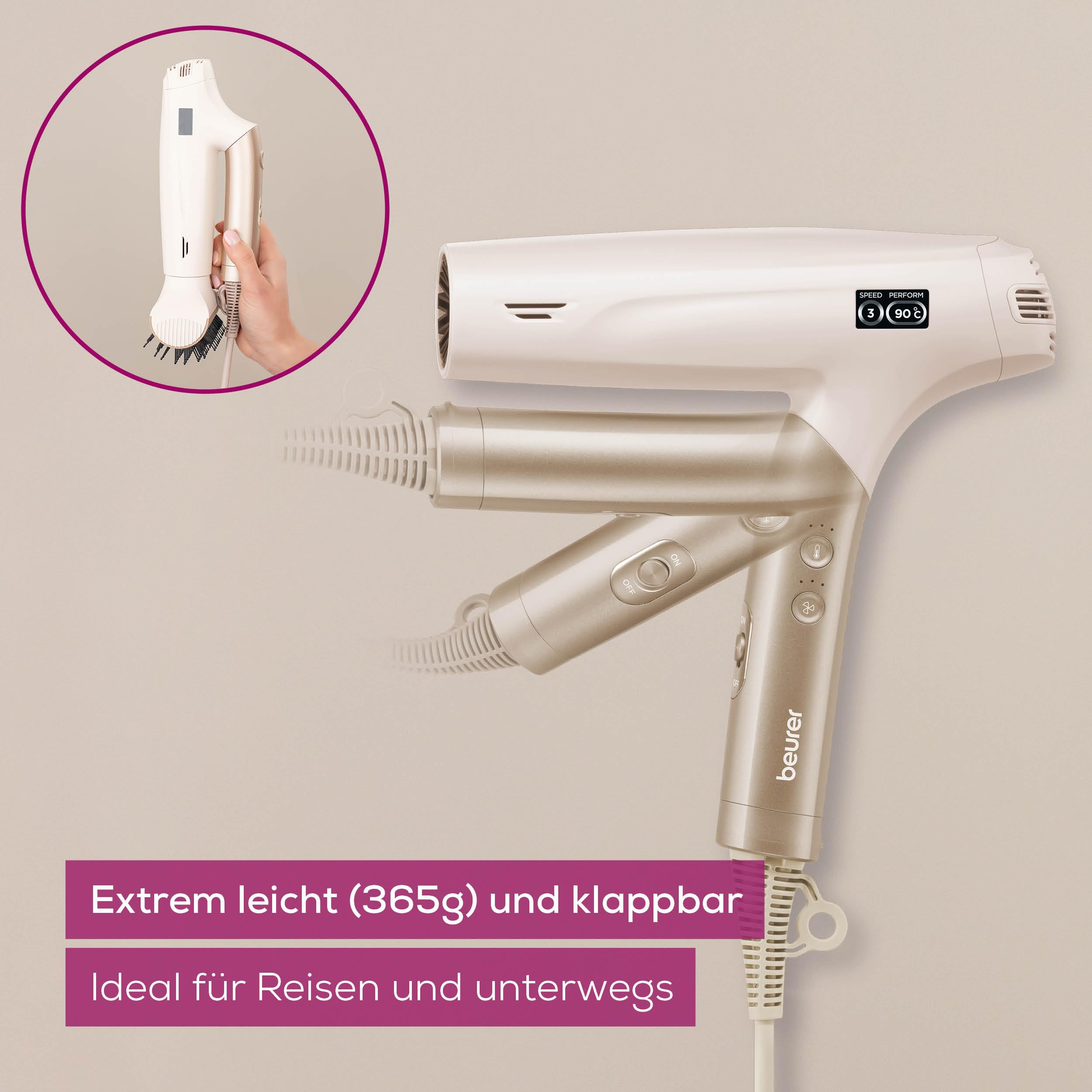 beurer-hc-150-fusiondry-pro-haartrockner-ultraleicht image 2