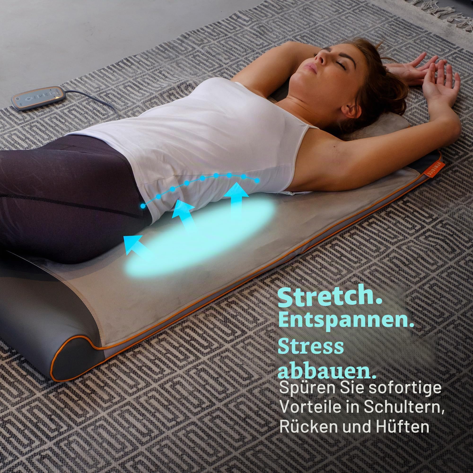 homedics-stretch-stretchingmatte-yoga-inspirierte-fitnessmatte-mit-7-luftkammern image 3