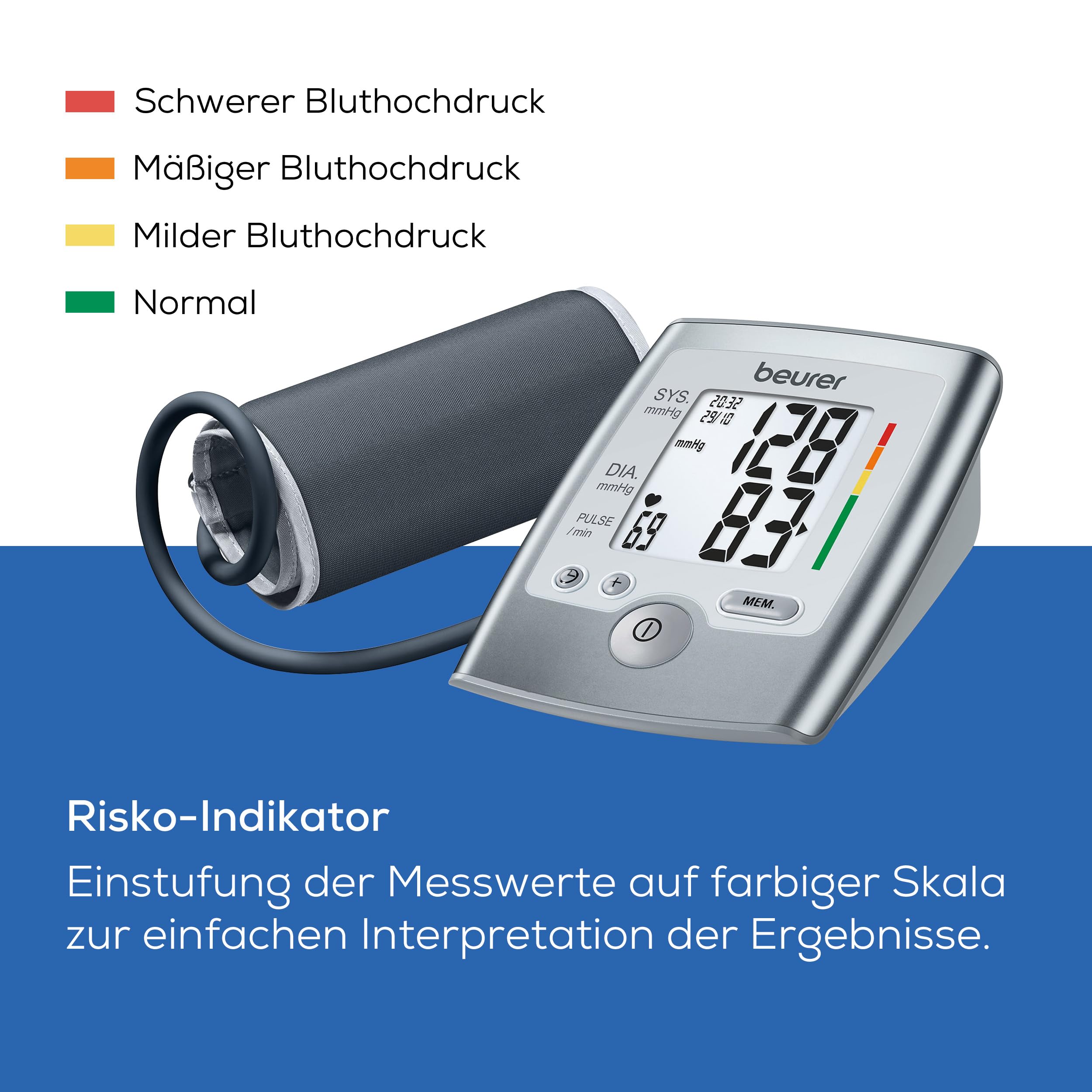 beurer-bm-35-oberarm-blutdruckmessger-t-risiko-indikator-arrhythmie-erkennung-2x image 3