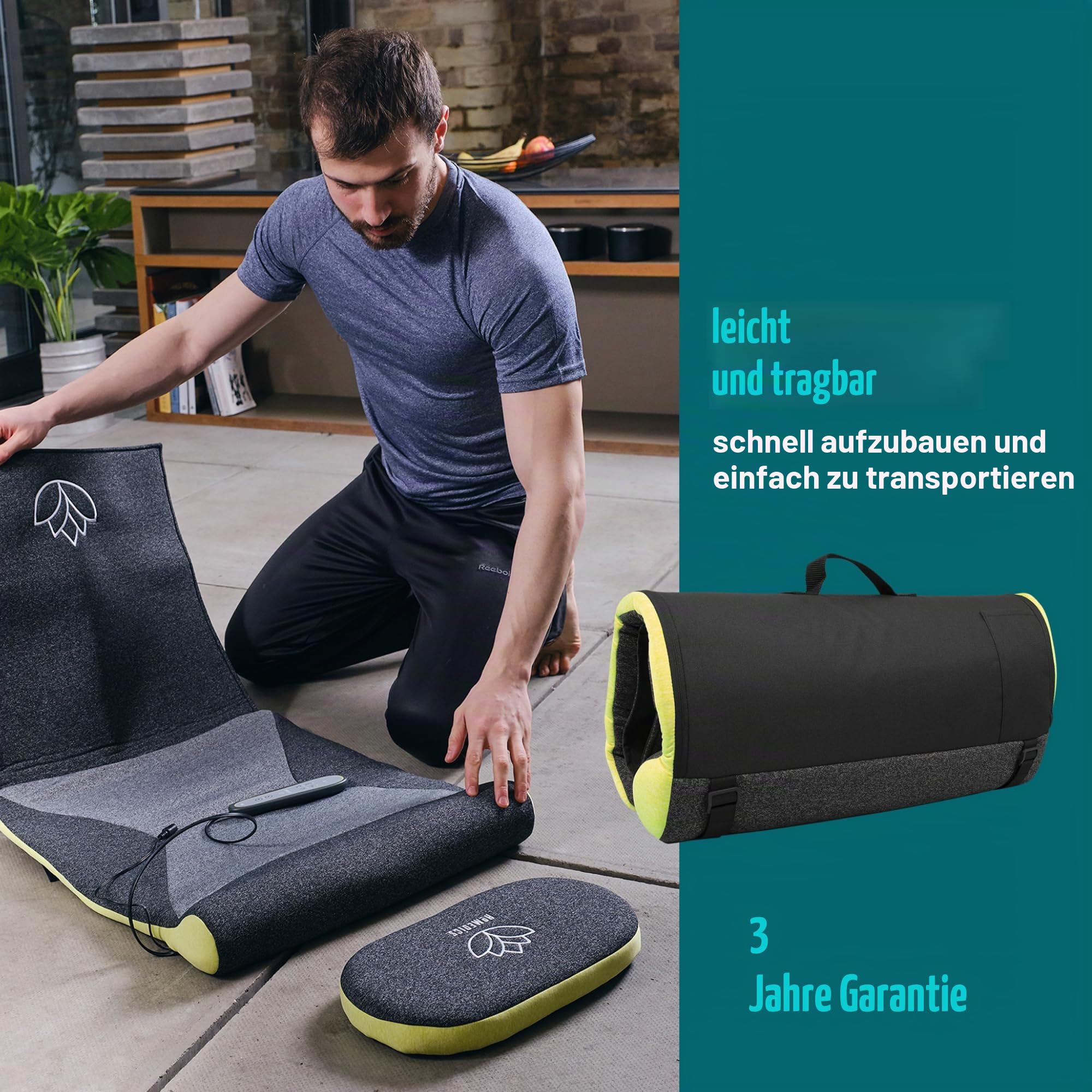 homedics-stretch-stretchingmatte-xs-mit-fernbedienung-und-4-vorprogrammierten-yo image 6