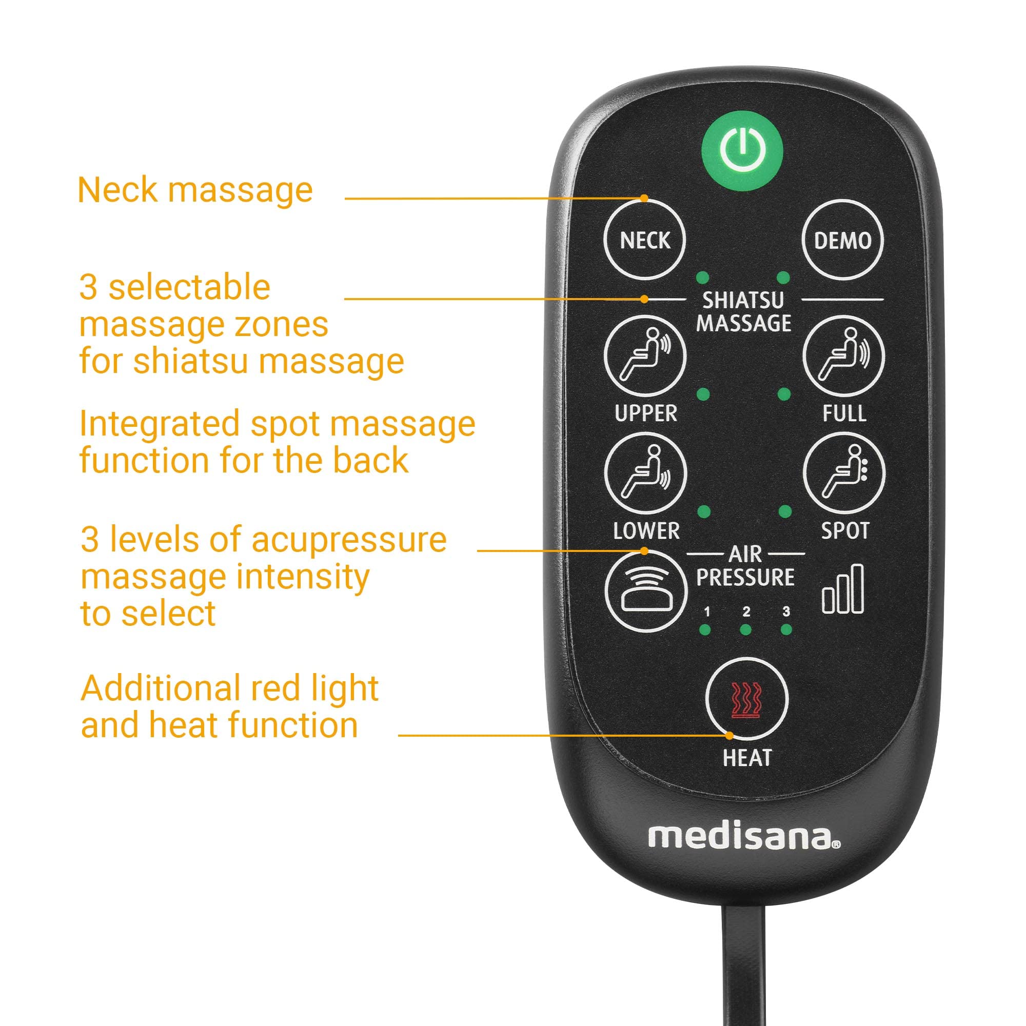 medisana-mc-825-shiatsu-massagesitzauflage-mit-w-rmefunktion-3-intensit-ten-nack image 5