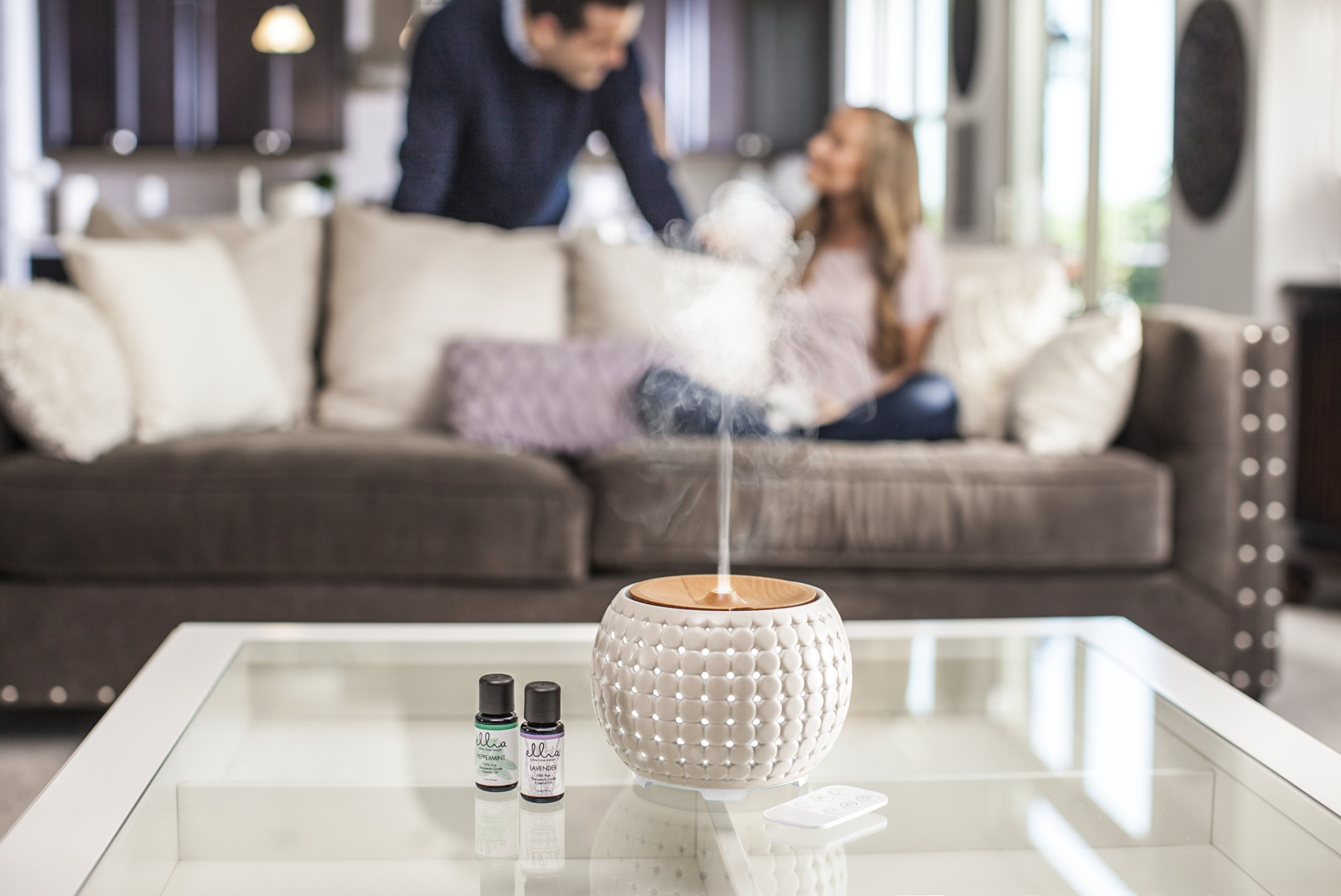 ellia-gather-ultraschall-aroma-diffuser-170ml-mit-fernbedienung-und-led-licht image 8