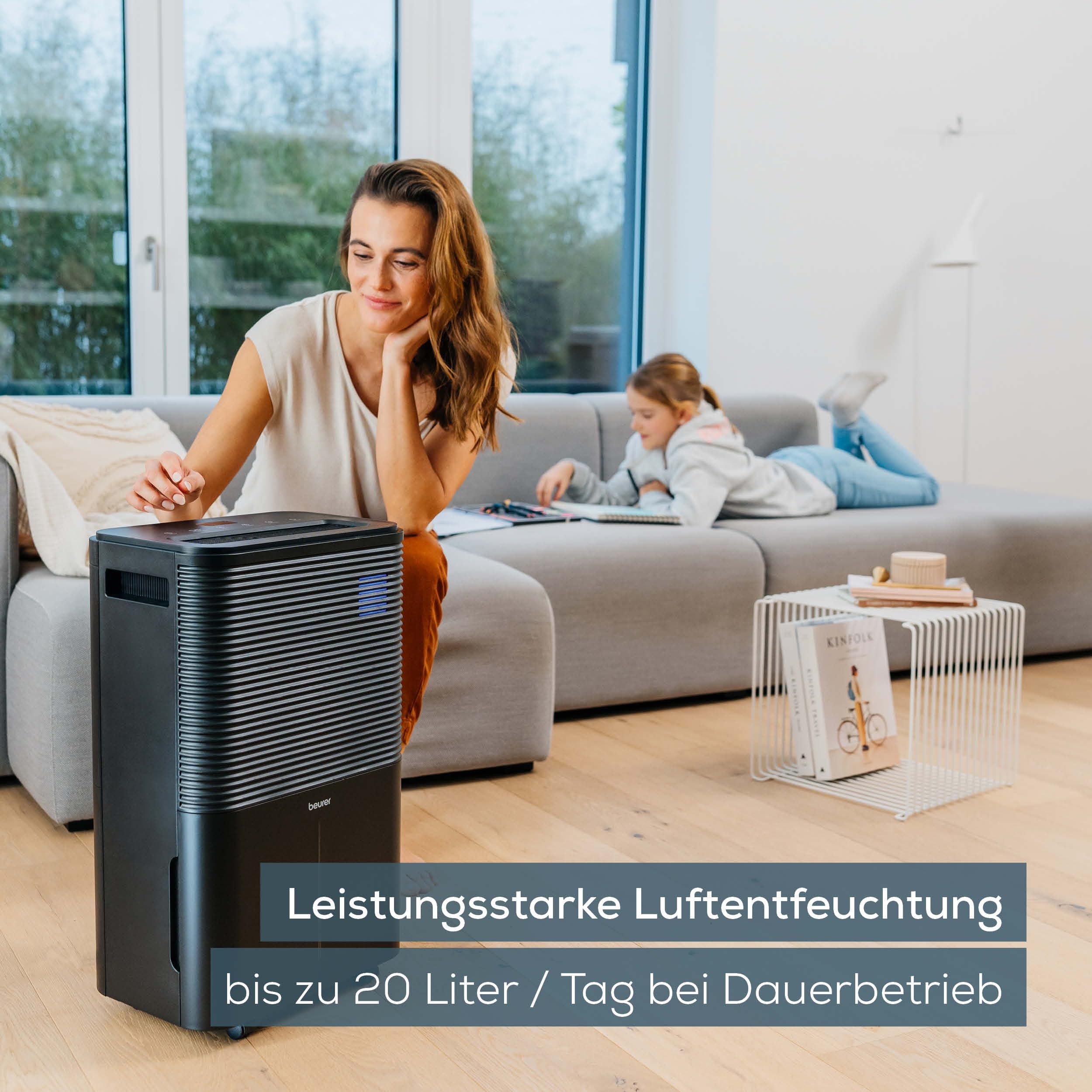 beurer-le-250-luftentfeuchter-20l-24h-elektrischer-raumentfeuchter-mit-automatik image 2