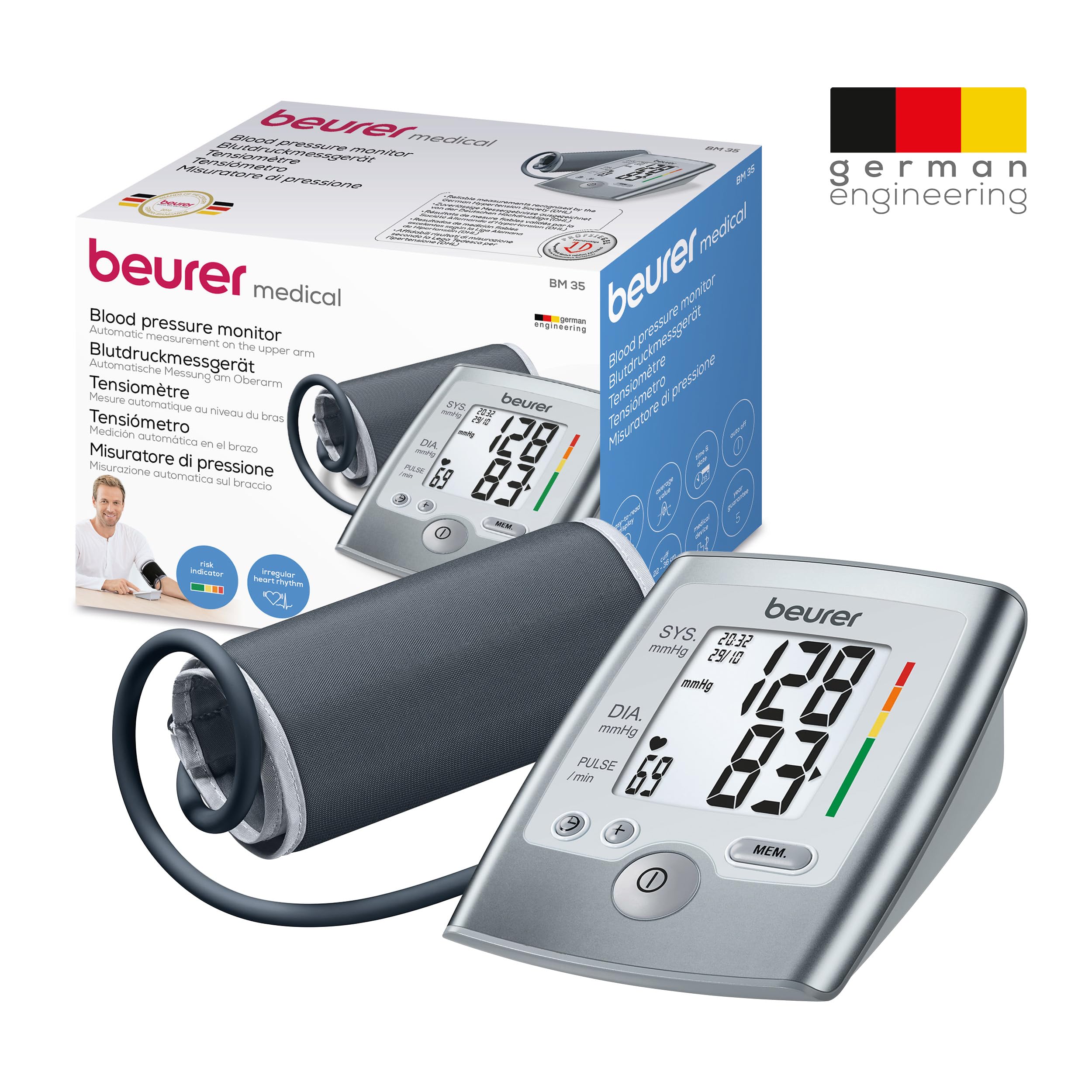 beurer-bm-35-oberarm-blutdruckmessger-t-risiko-indikator-arrhythmie-erkennung-2x image 7
