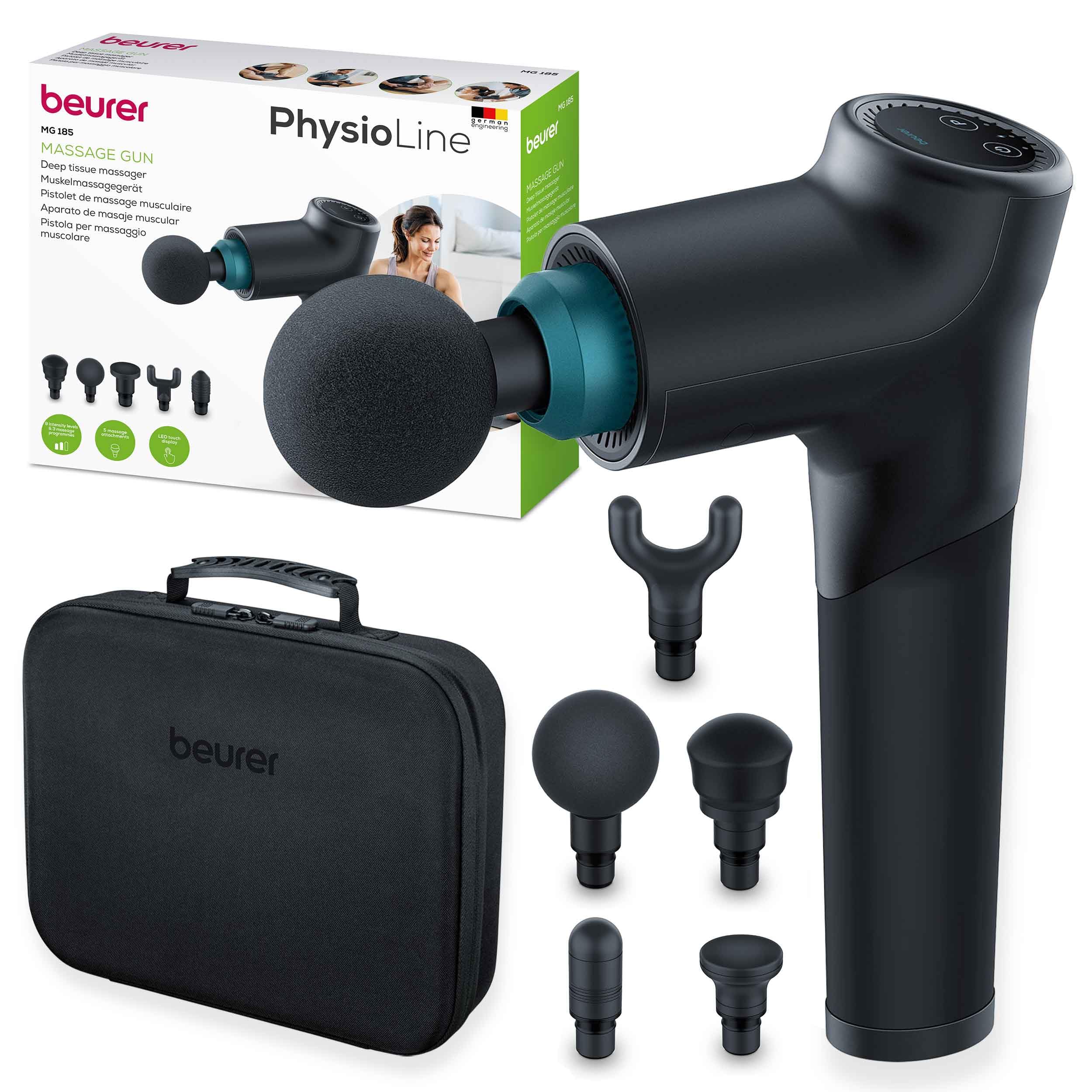 beurer-mg-101-sensorboost-massagepistole-mit-drucksensor-und-5-aufs-tzen image 8