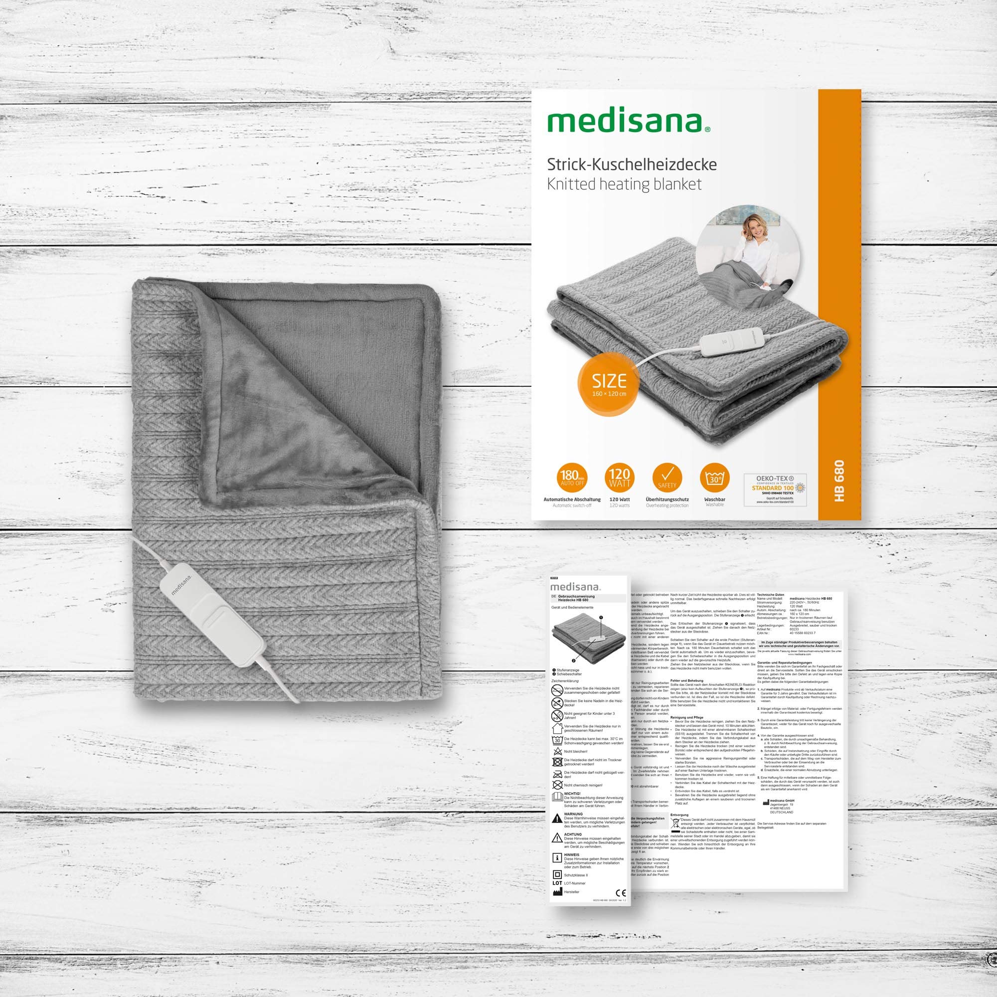 medisana-hb-680-kuschelheizdecke-im-strickmuster-mit-3-temperaturstufen-waschbar image 6