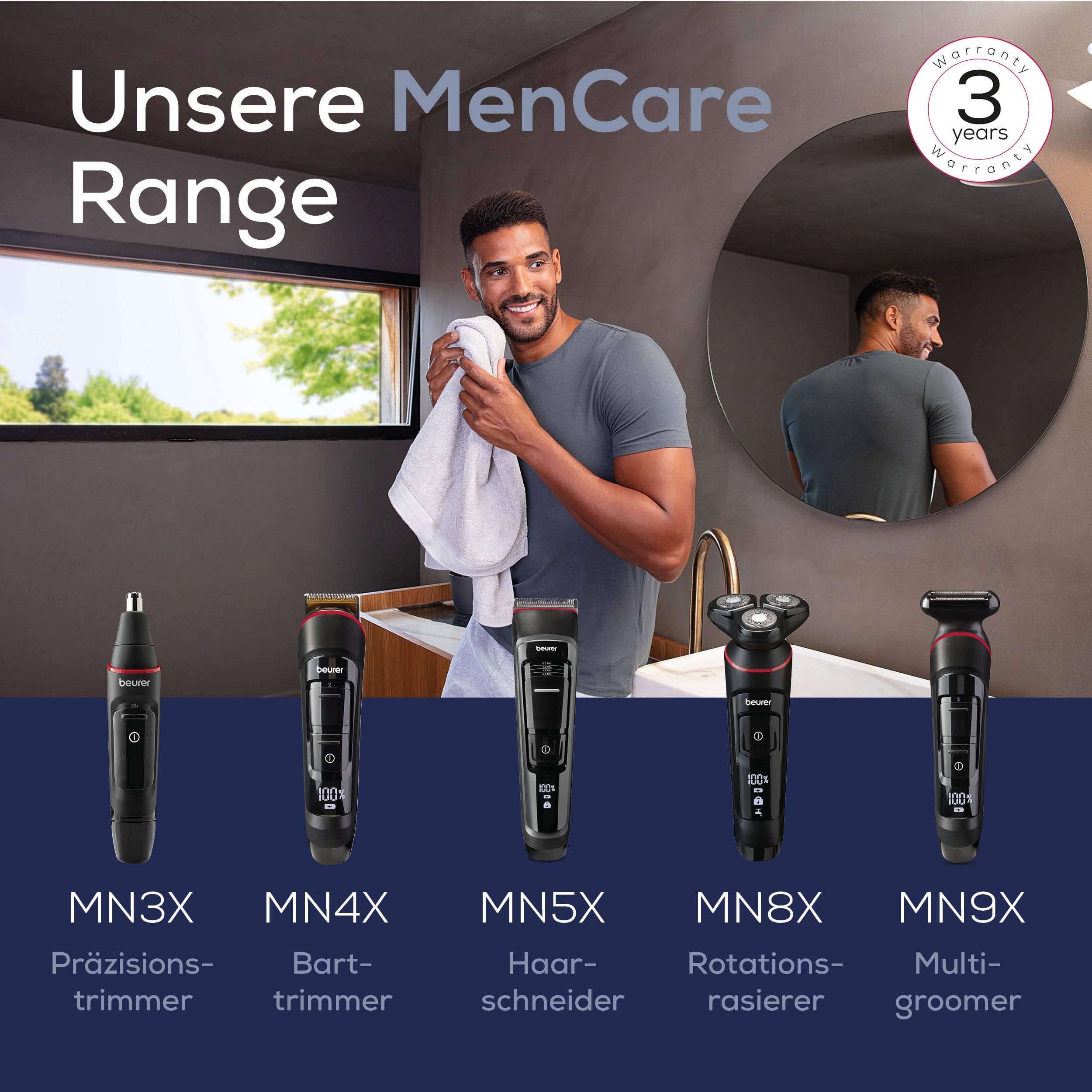 beurer-mn3x-pr-zisionstrimmer-3-in-1-nasen-ohren-und-augenbrauentrimmer-spritzwa image 6