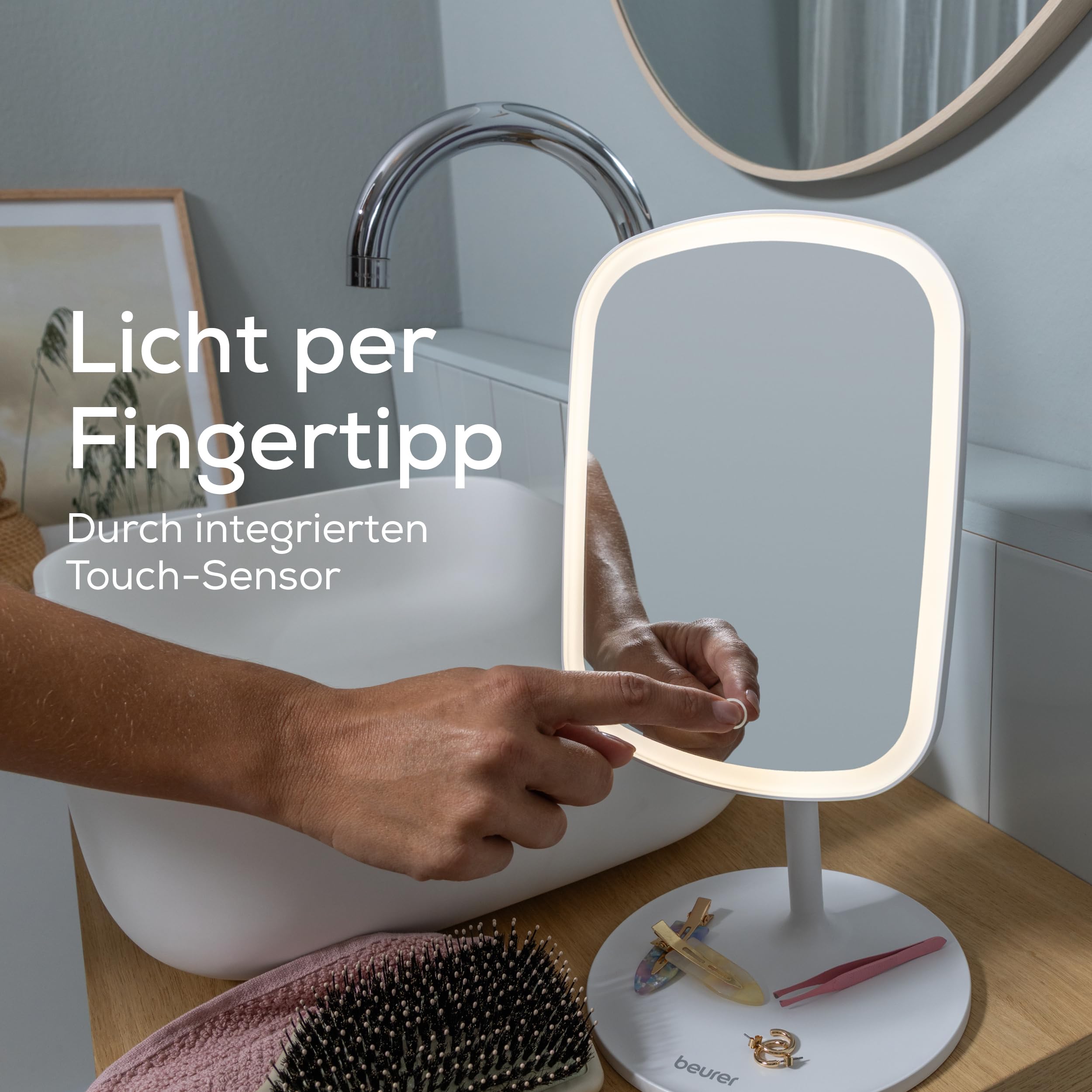 beurer-bs-47-kosmetikspiegel-mit-led-beleuchtung-3-lichtfarben-und-magnethalteru image 2