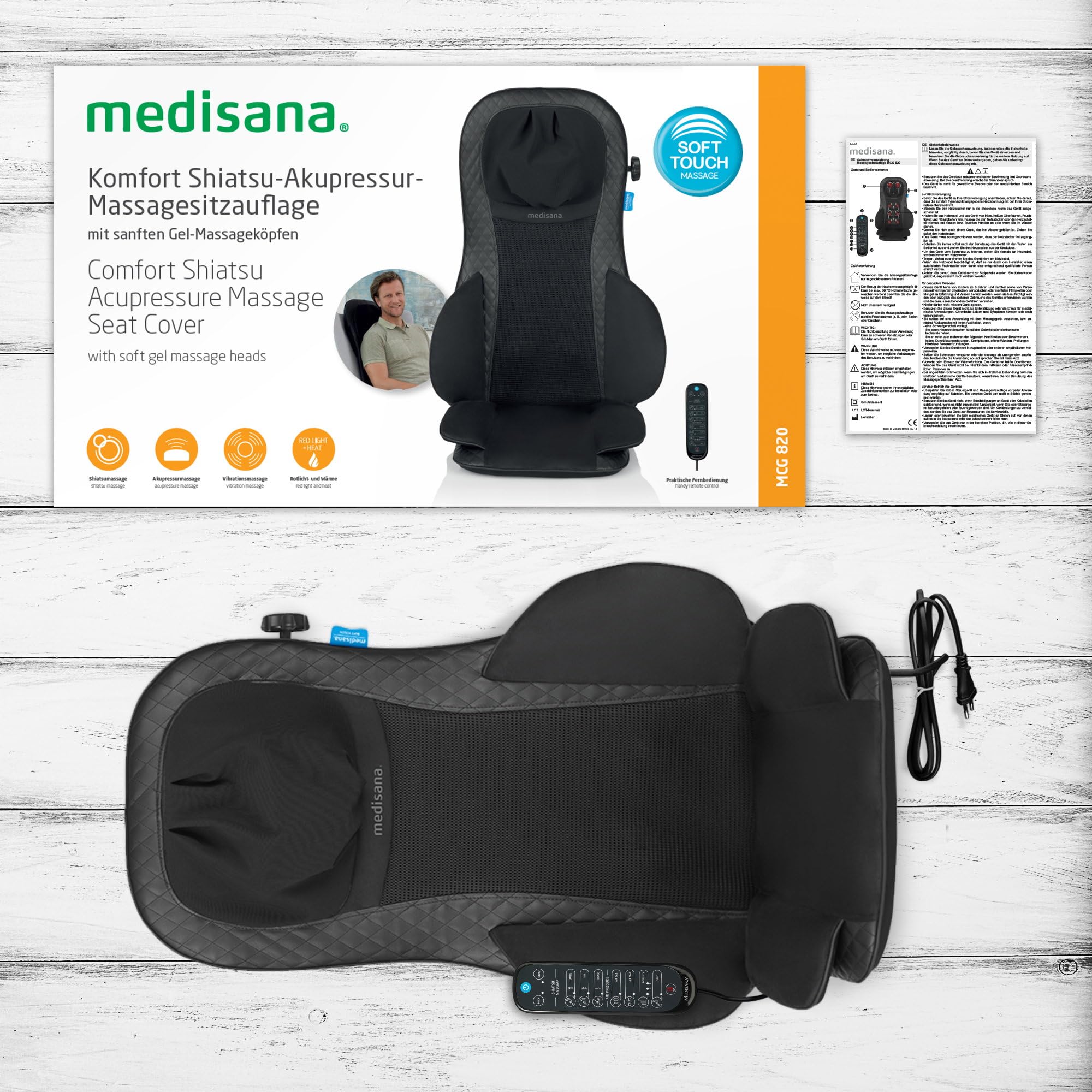 medisana-mcg-820-shiatsu-massagesitzauflage-mit-gel-massagek-pfen-w-rme-und-rotl image 6