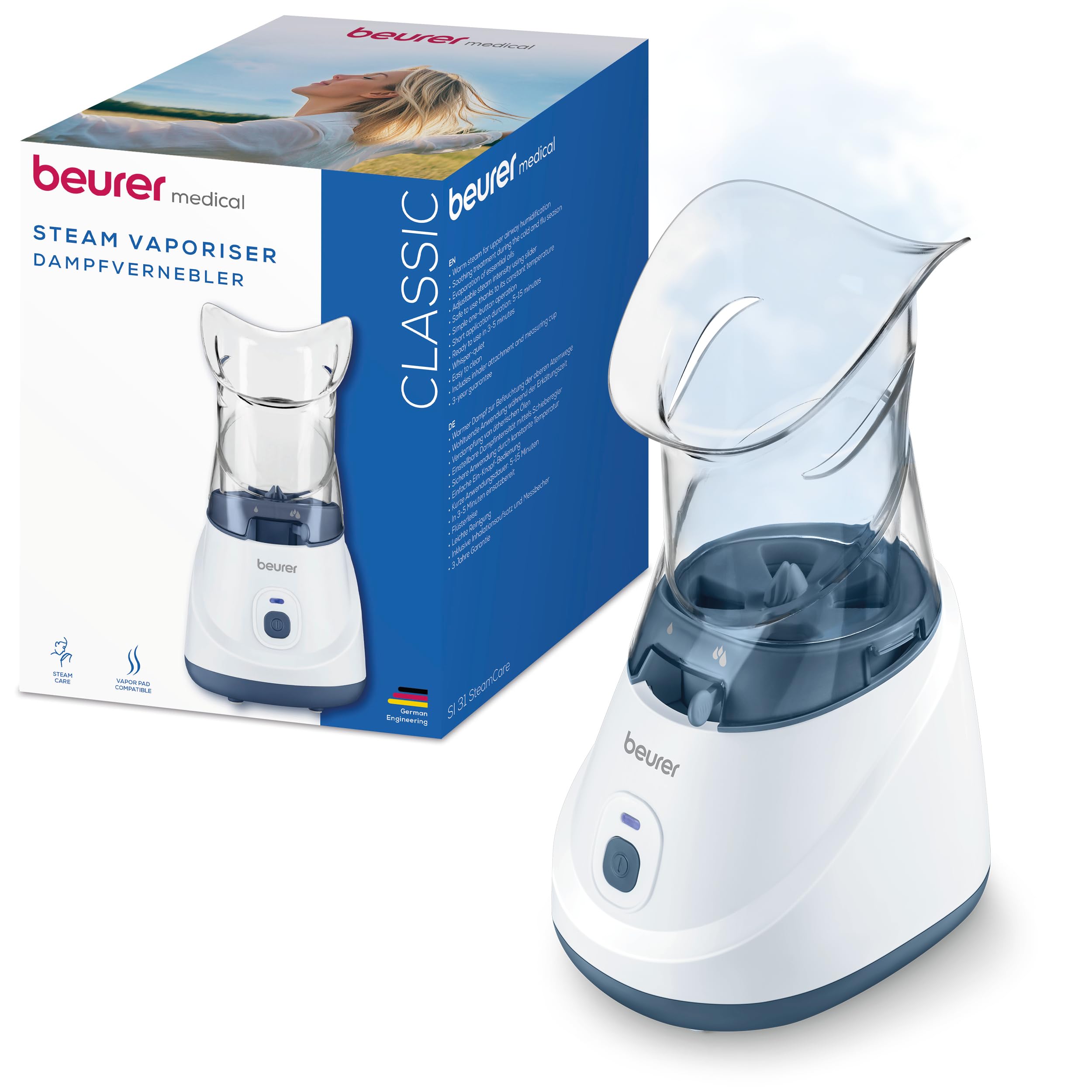 beurer-si-31-steamcare-dampf-vernebler-f-r-mund-nase-rachen-mit-aroma-funktion image 1