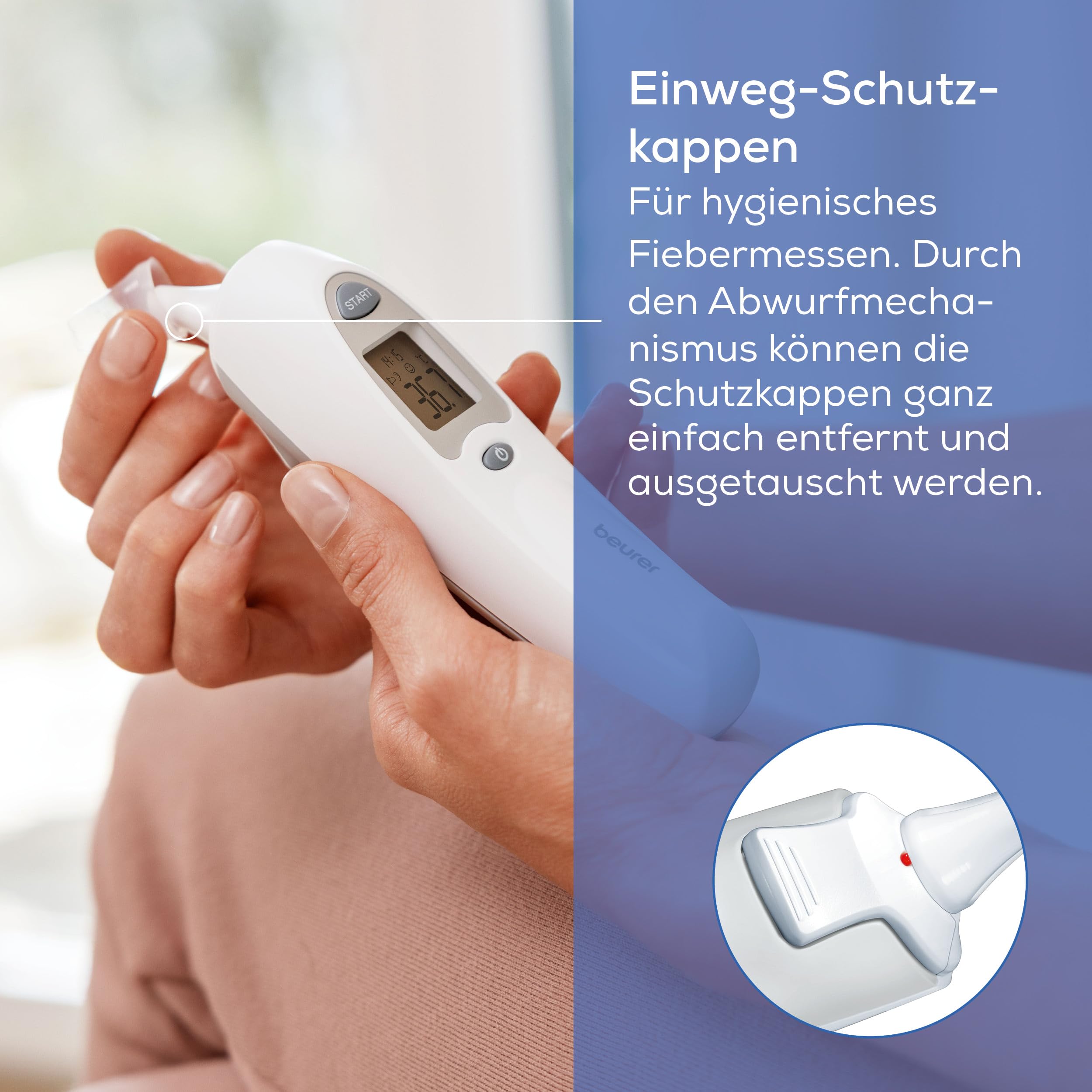 beurer-ft-58-ohrthermometer-mit-infrarot-messtechnik-und-fieberindikator-inkl-10 image 3