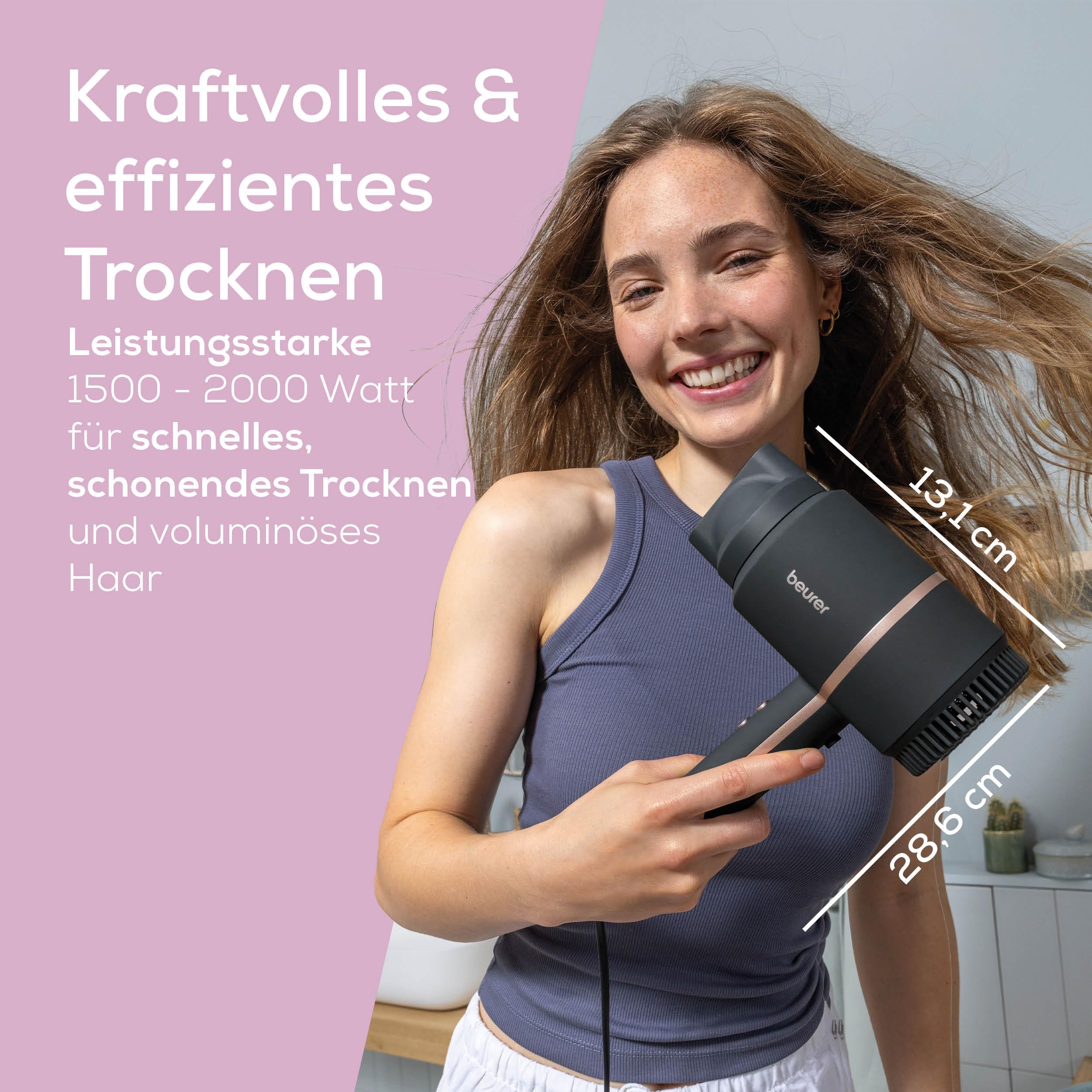beurer-hc-35-kompakter-haartrockner-mit-ionenfunktion-1600-2000-watt-led-anzeige image 2
