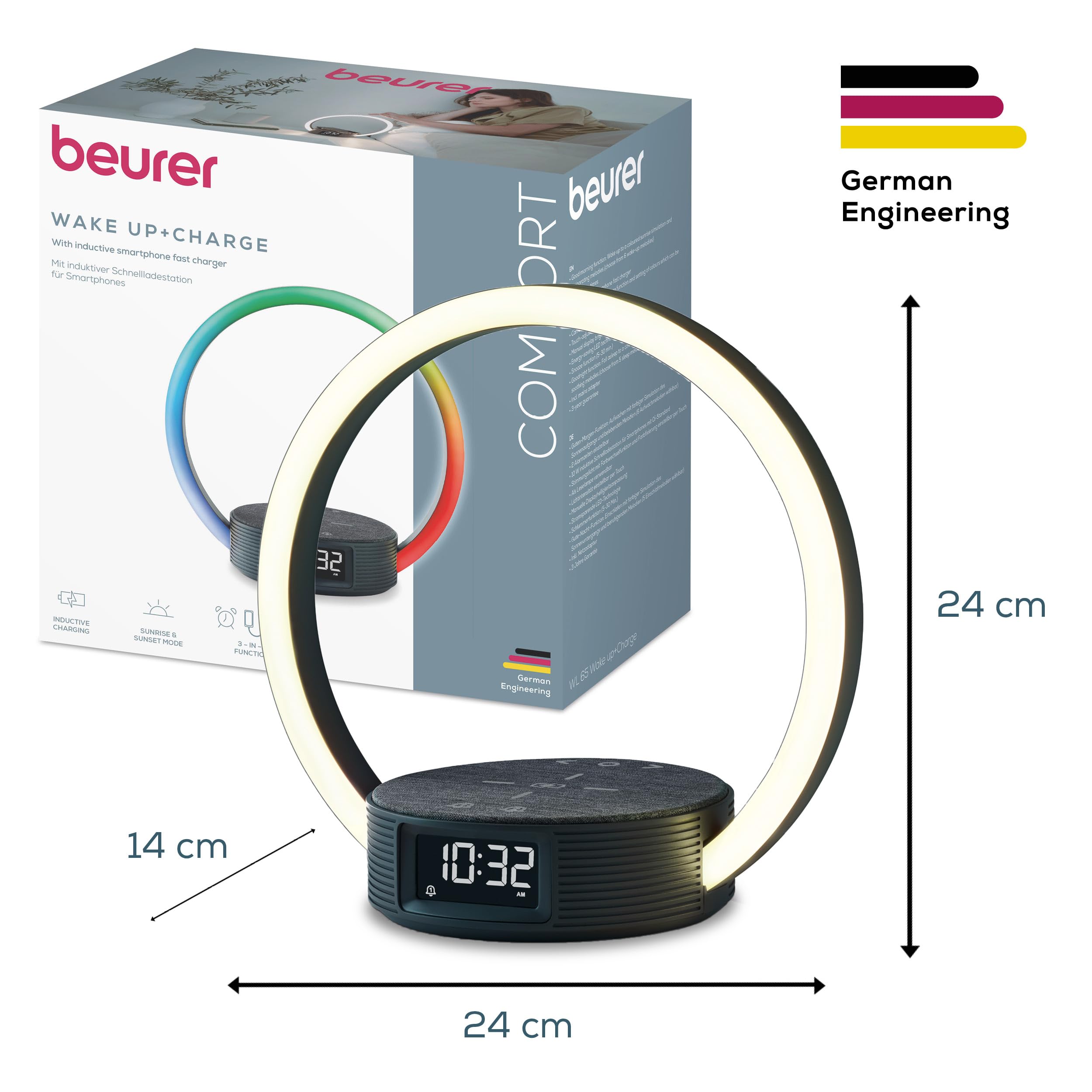 beurer-wl-65-wake-up-charge-lichtwecker-mit-smartphone-ladestation-sonnenaufgang image 6