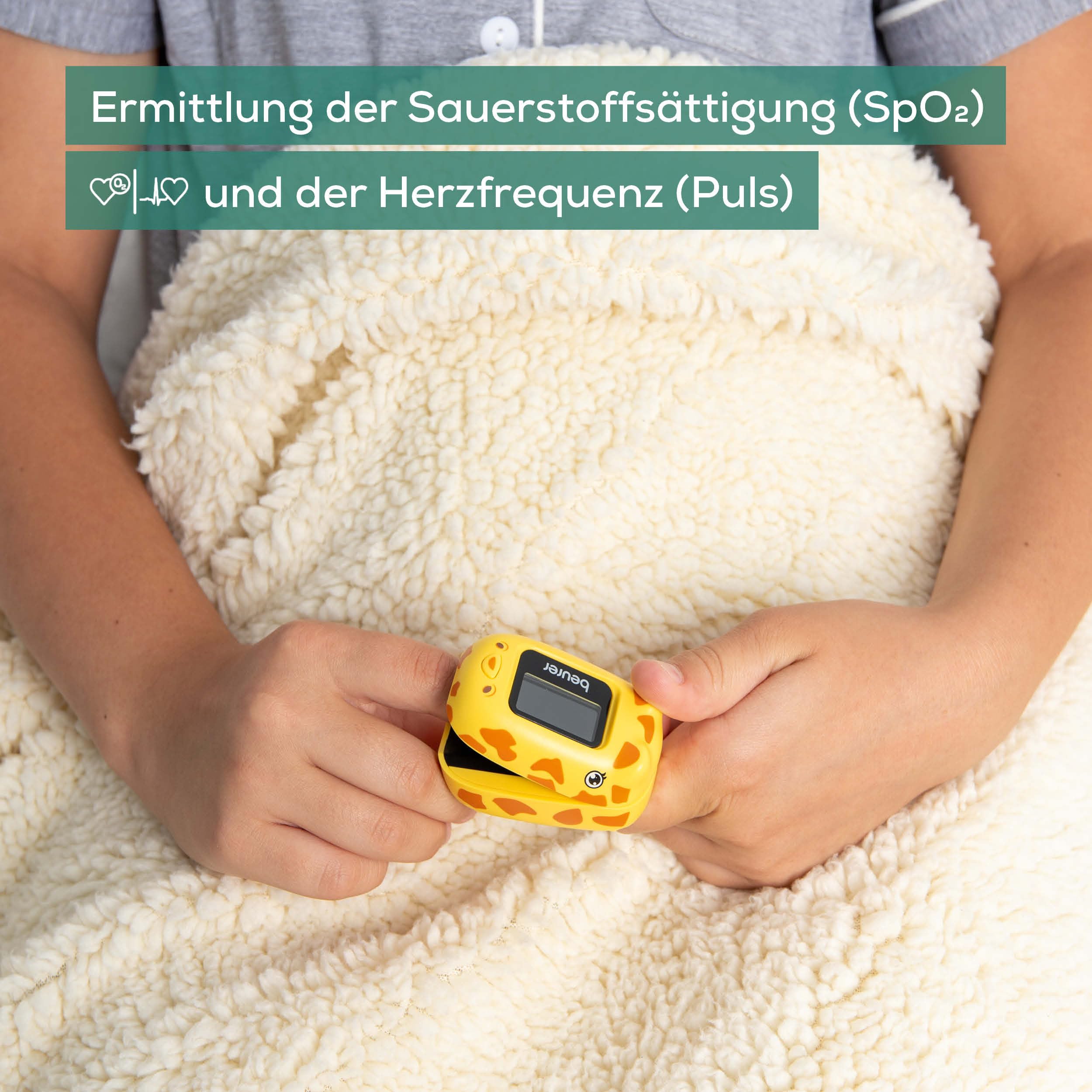 beurer-po-13-kids-finger-pulsoximeter-f-r-kinder-spo2-und-pulsmessung-giraffen-d image 2