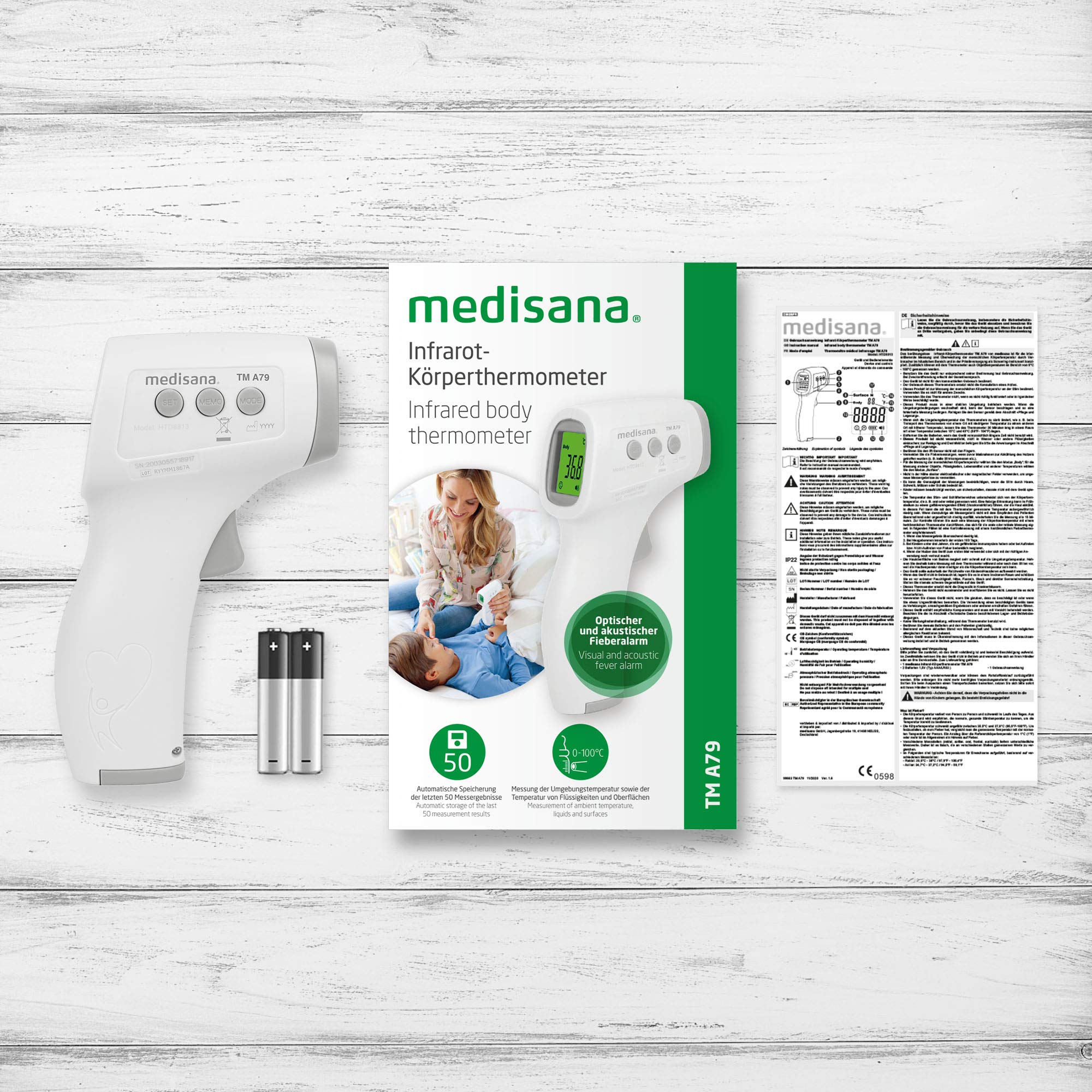 medisana-tm-a79-infrarot-thermometer-kontaktlos-mit-visuellem-fieberalarm image 6