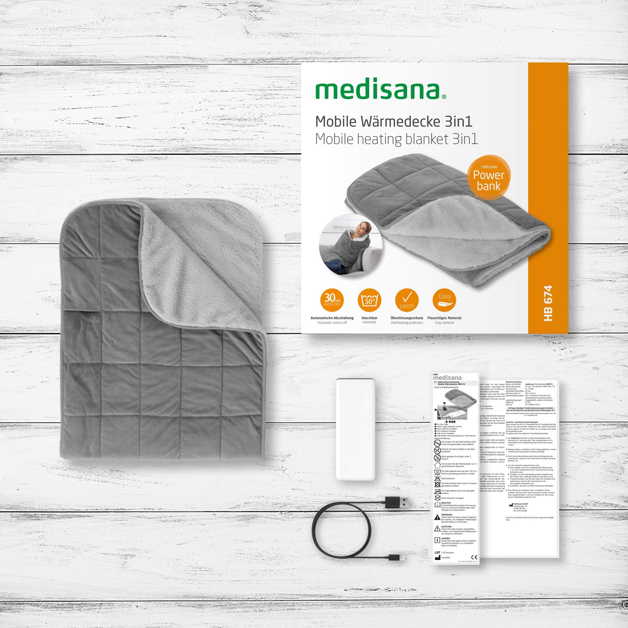 medisana-hb-674-kuschelheizdecke-3in1-heizdecke-poncho-berwurf-mit-powerbank-was image 7