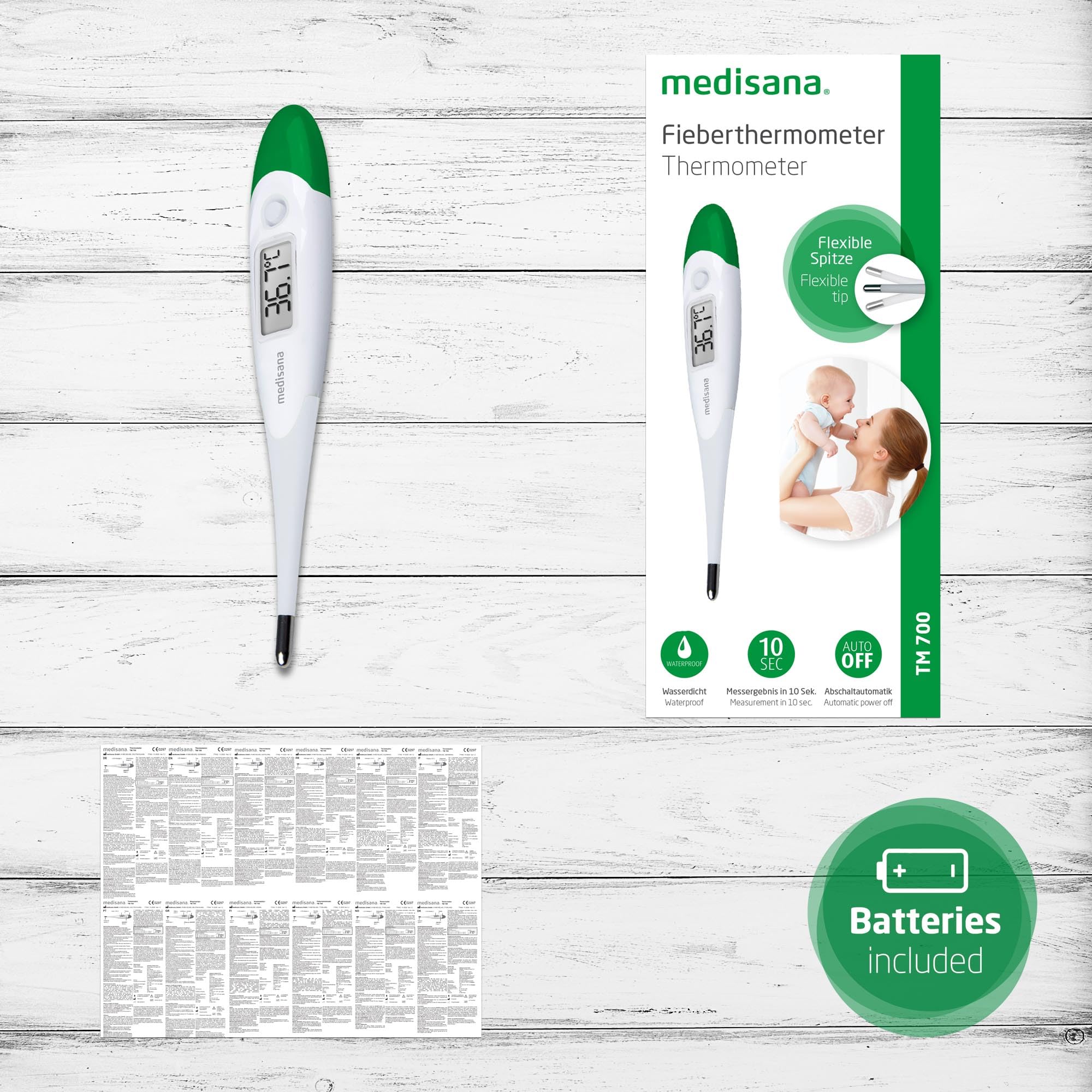 medisana-tm-700-digitales-fieberthermometer-mit-fieberalarm-wasserfest-speicherf image 6