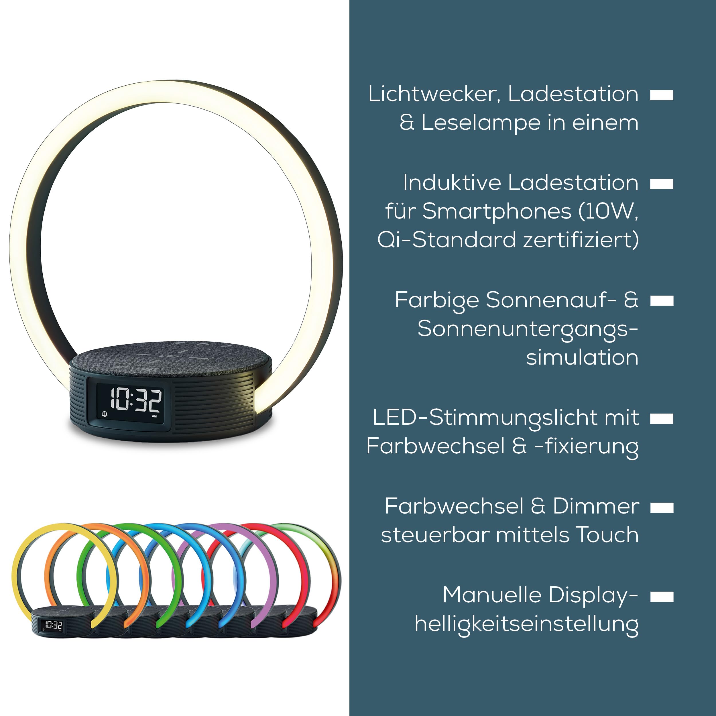 beurer-wl-65-wake-up-charge-lichtwecker-mit-smartphone-ladestation-sonnenaufgang image 7