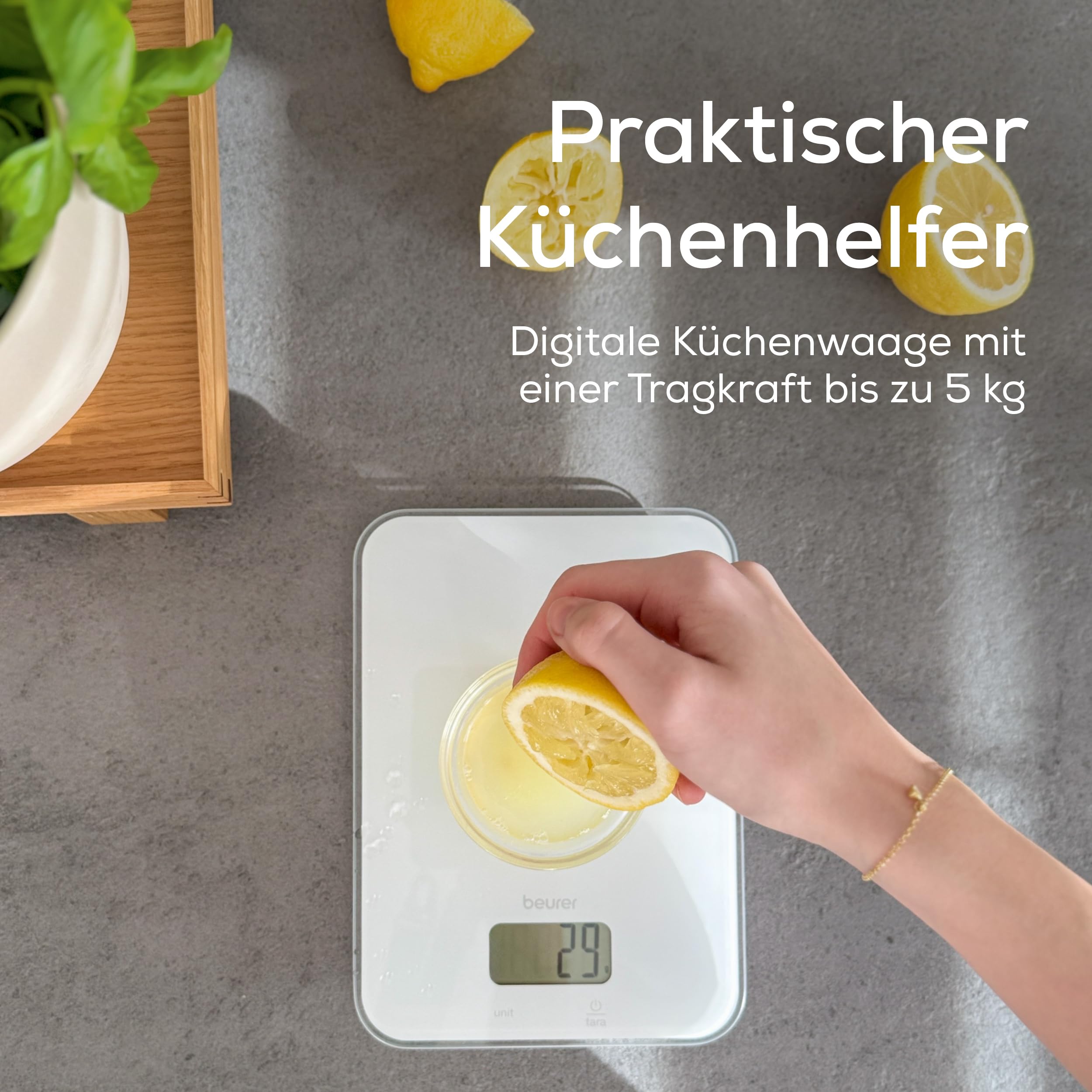 beurer-ks-19-pure-white-digitale-k-chenwaage-tragkraft-5-kg-1-g-genaue-einteilun image 2