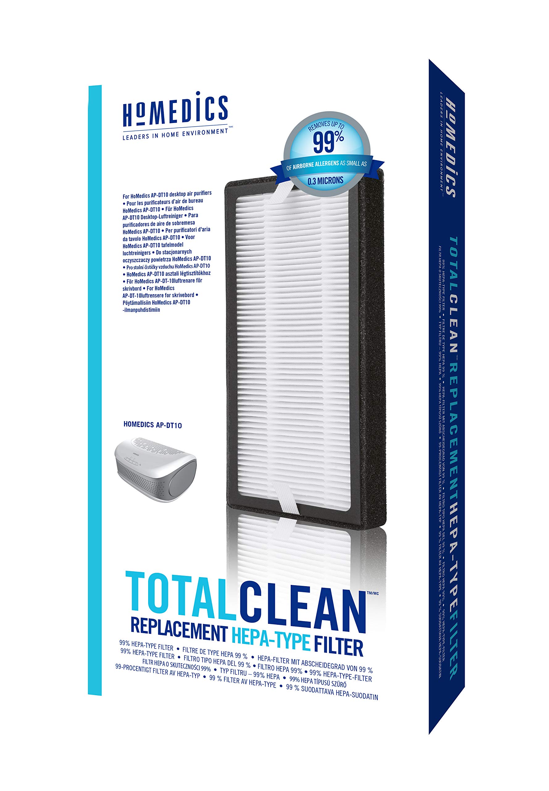 homedics-totalclean-ersatz-hepa-filter-f-r-desktop-luftreiniger-ap-dt10 image 2