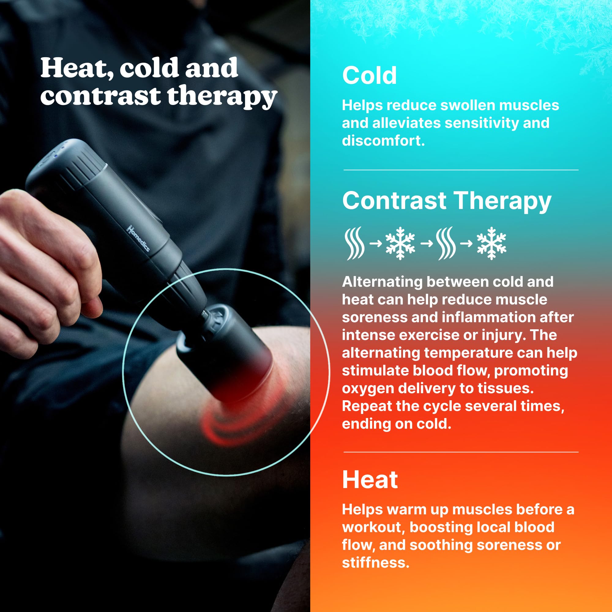 homedics-novo-hot-cold-massagepistole-mit-w-rme-und-k-ltetherapie-6-intensit-ten image 2