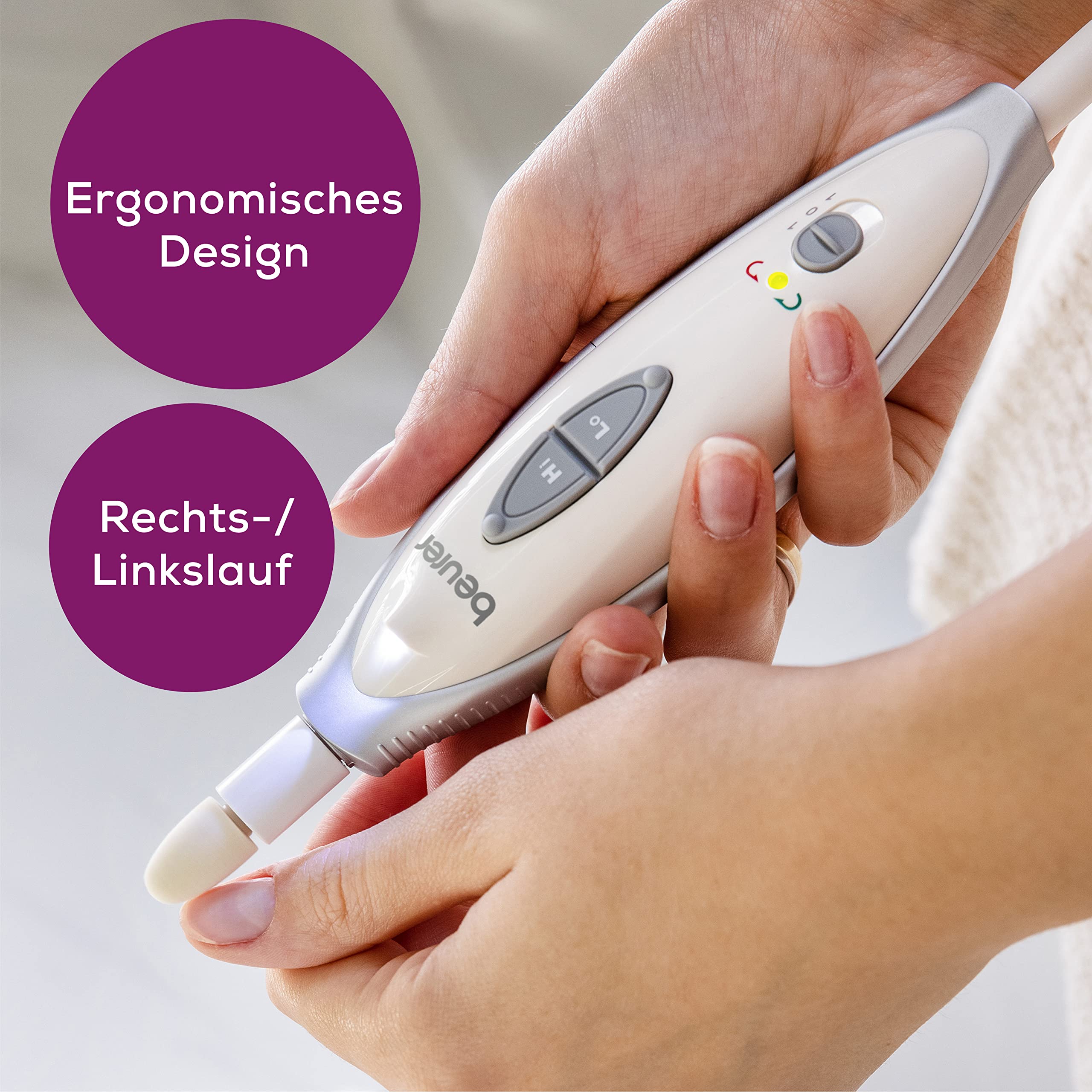 beurer-mp-41-manik-re-pedik-reset-elektrische-nagelfeile-mit-7-aufs-tzen-led-lic image 3