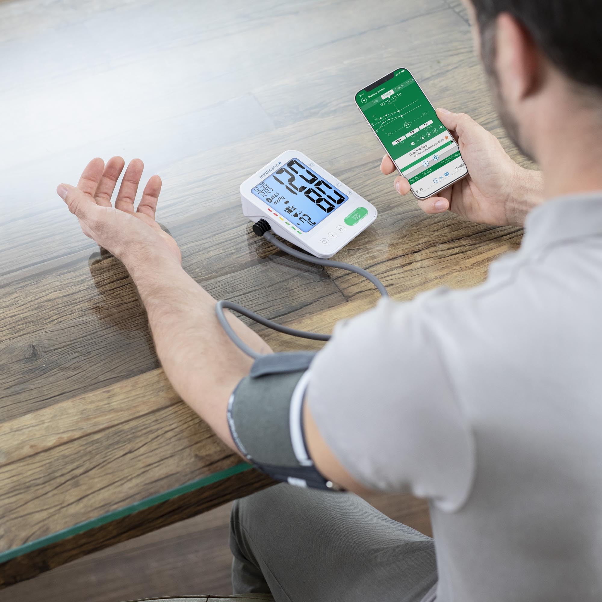 medisana-bu-584-connect-blutdruckmessger-t-f-r-oberarm-mit-app-anbindung-und-arr image 3